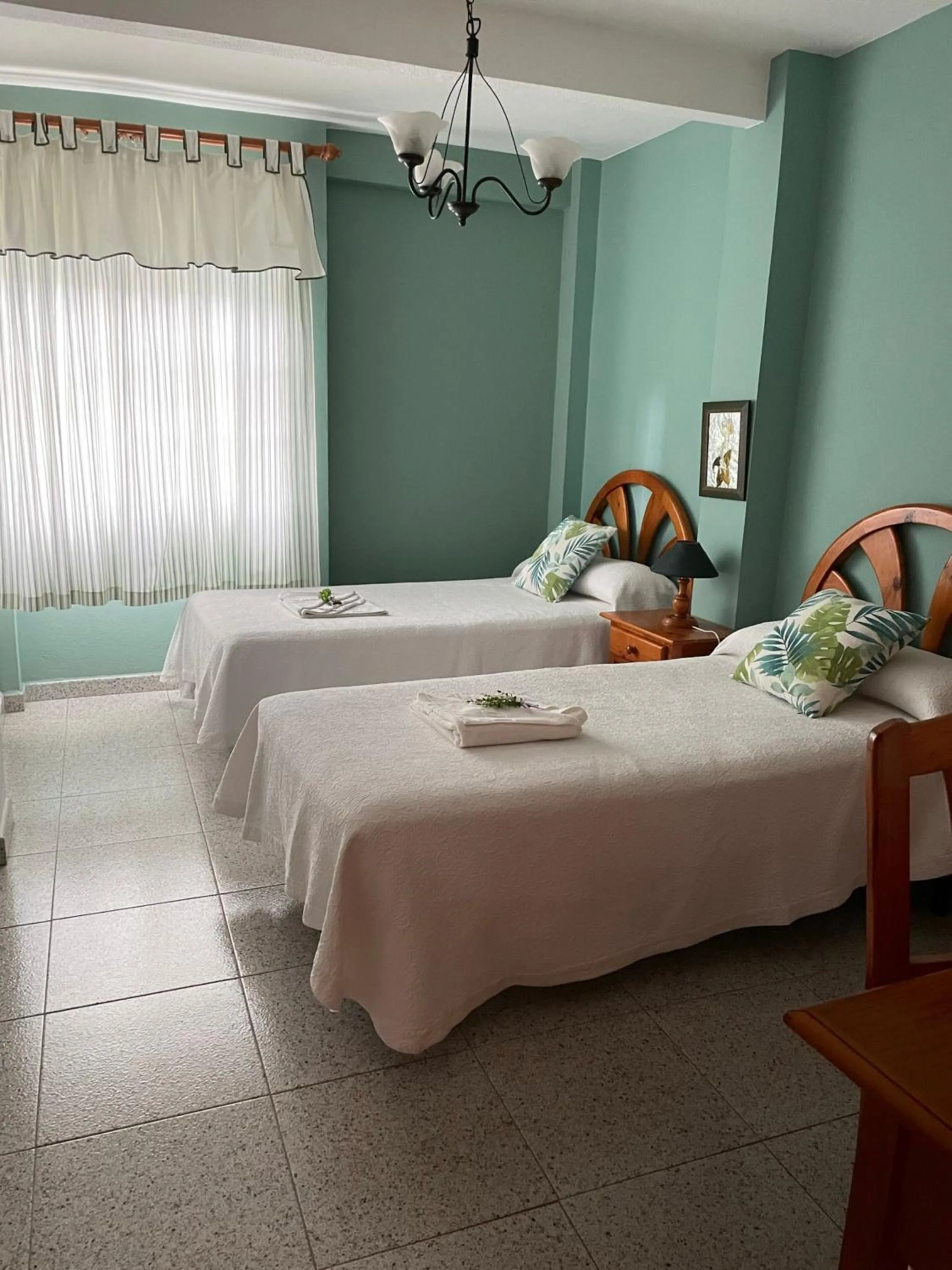 Living room, Bed in La Granja