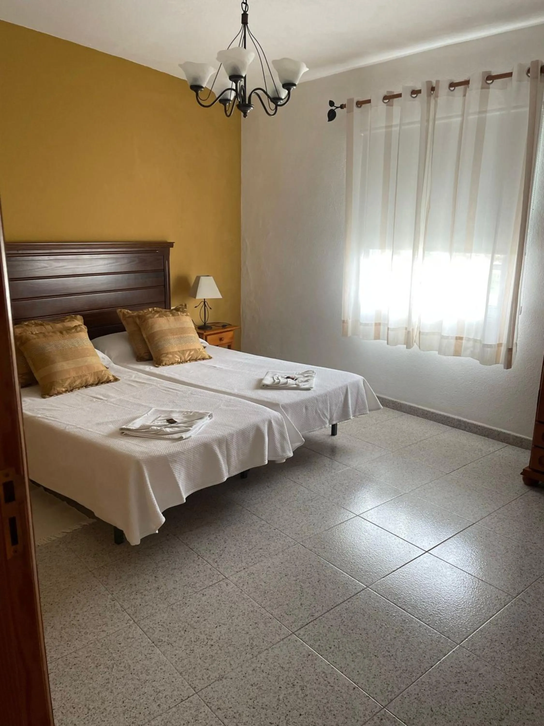 Living room, Bed in La Granja