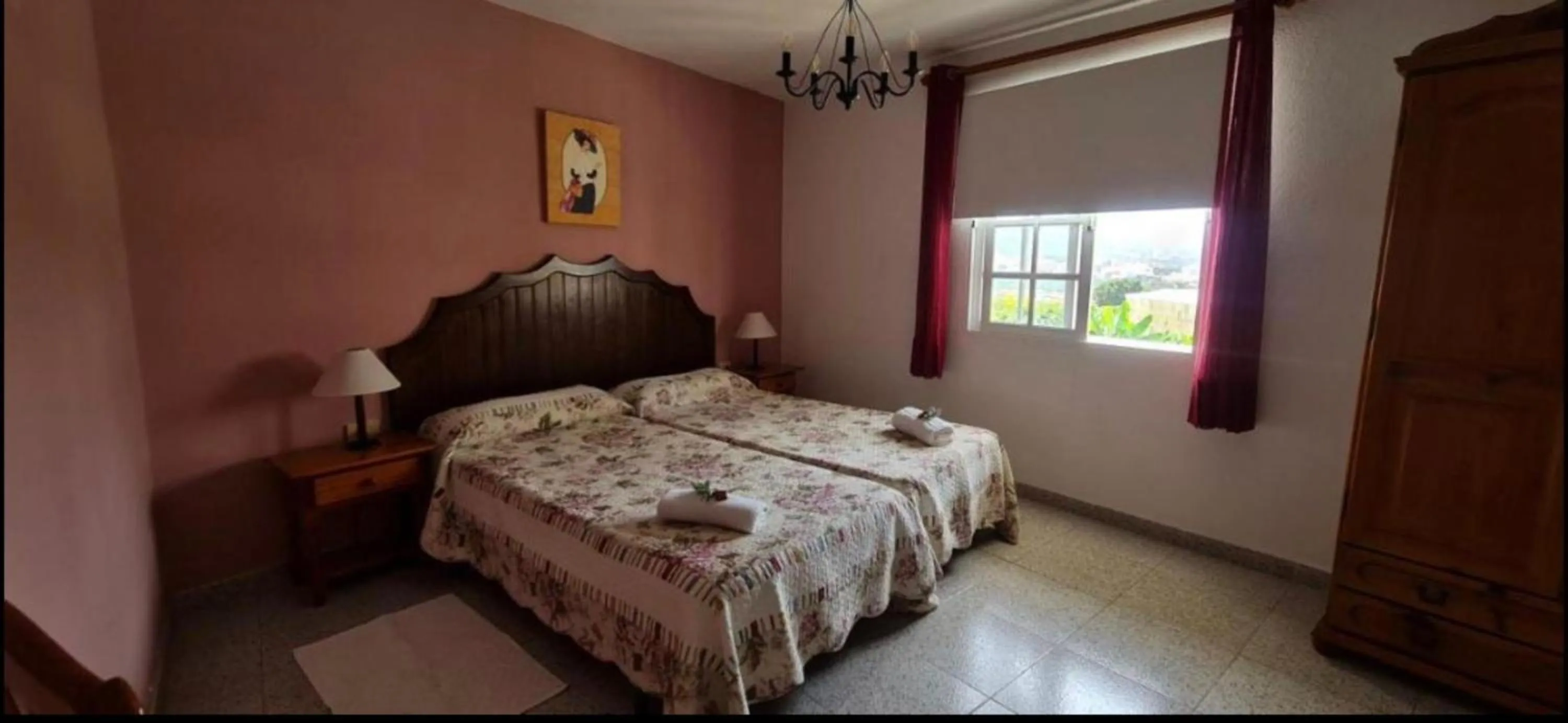 Living room, Bed in La Granja