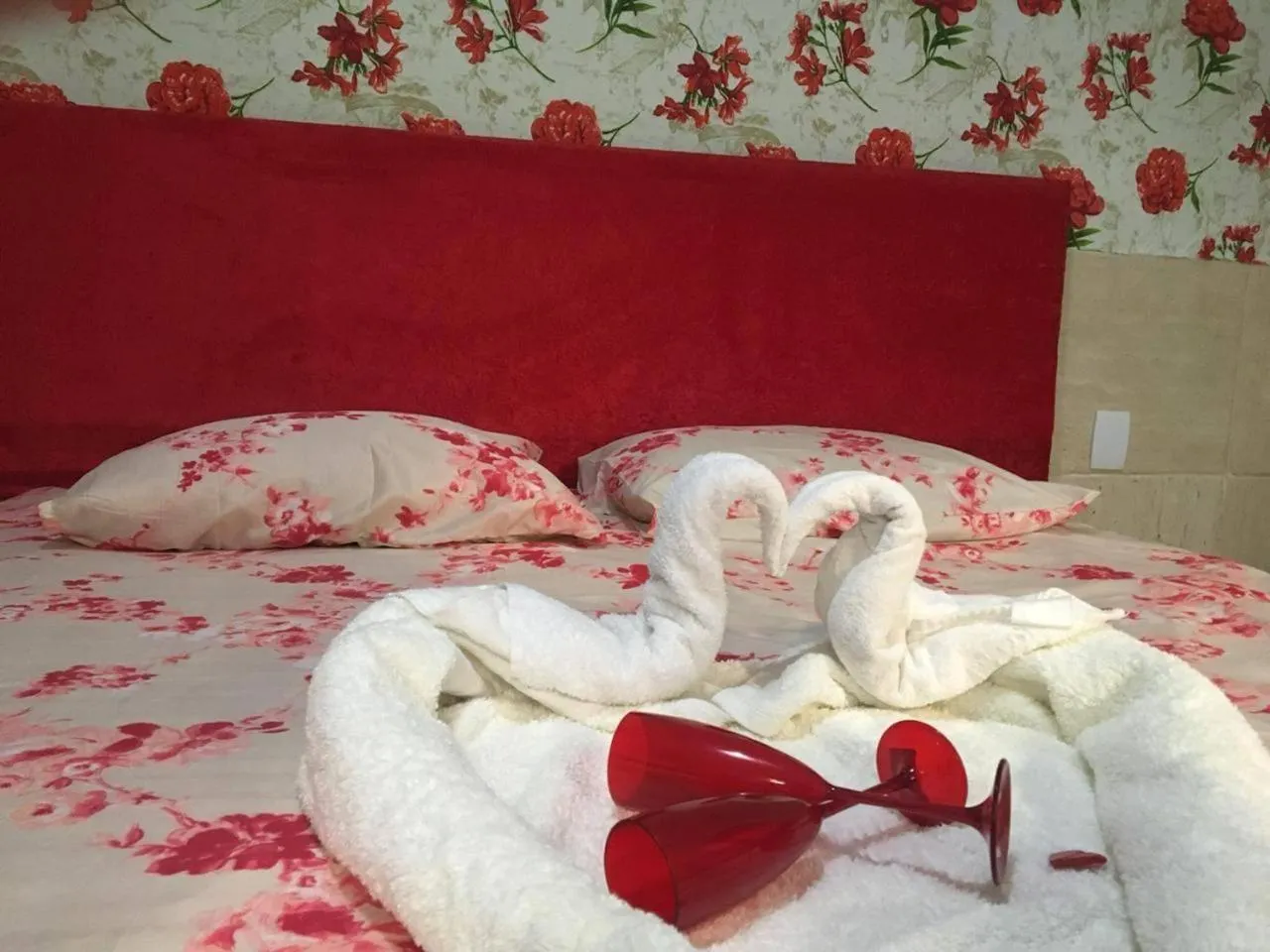 Bed in Pousada Manhã Serena