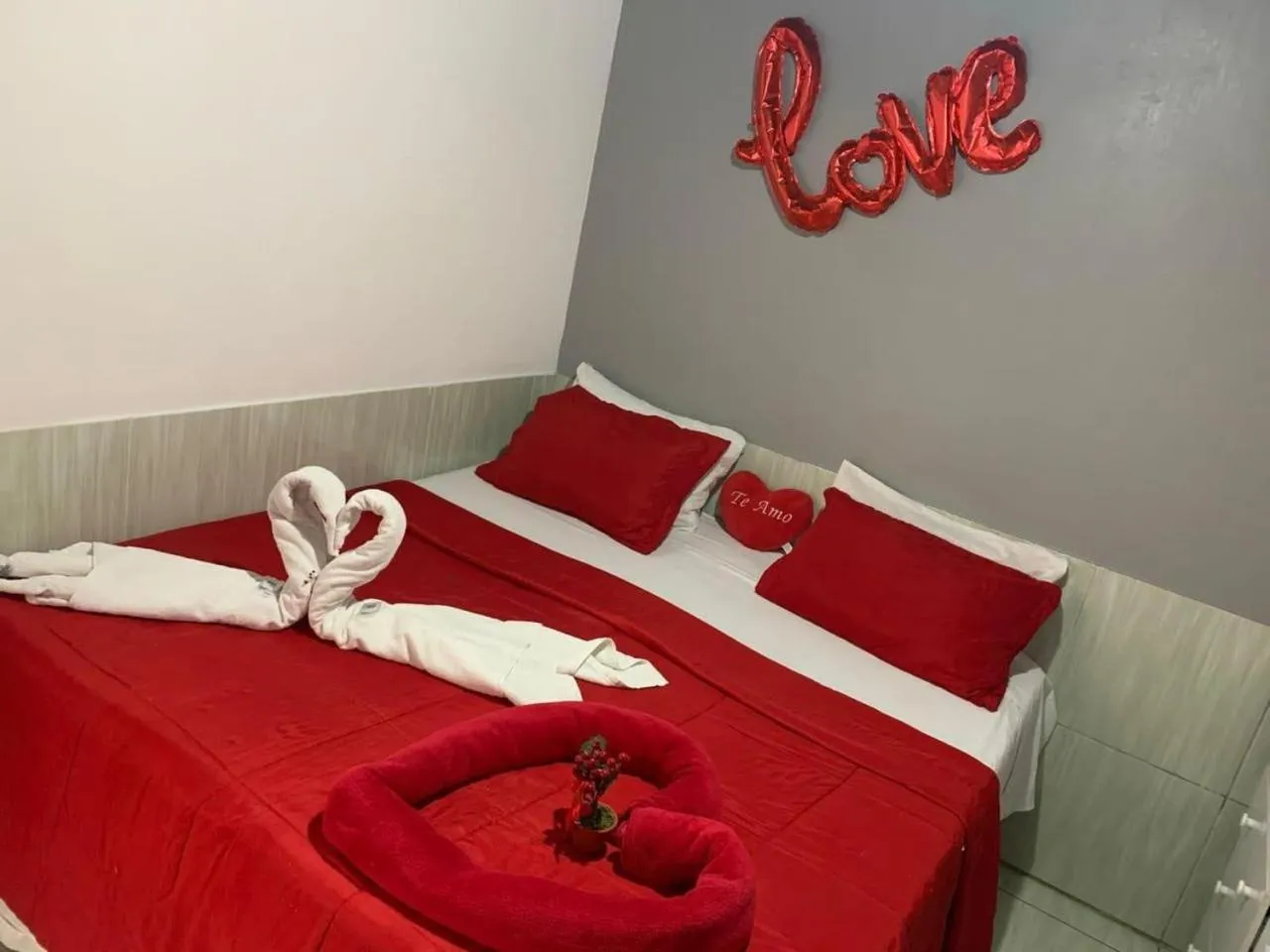 Bed in Pousada Manhã Serena