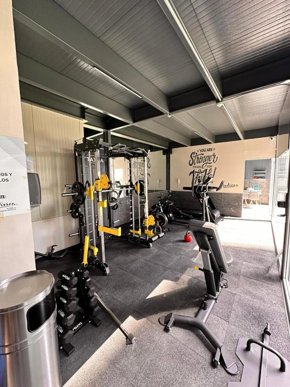 Fitness centre/facilities in Radisson Puebla Angelopolis