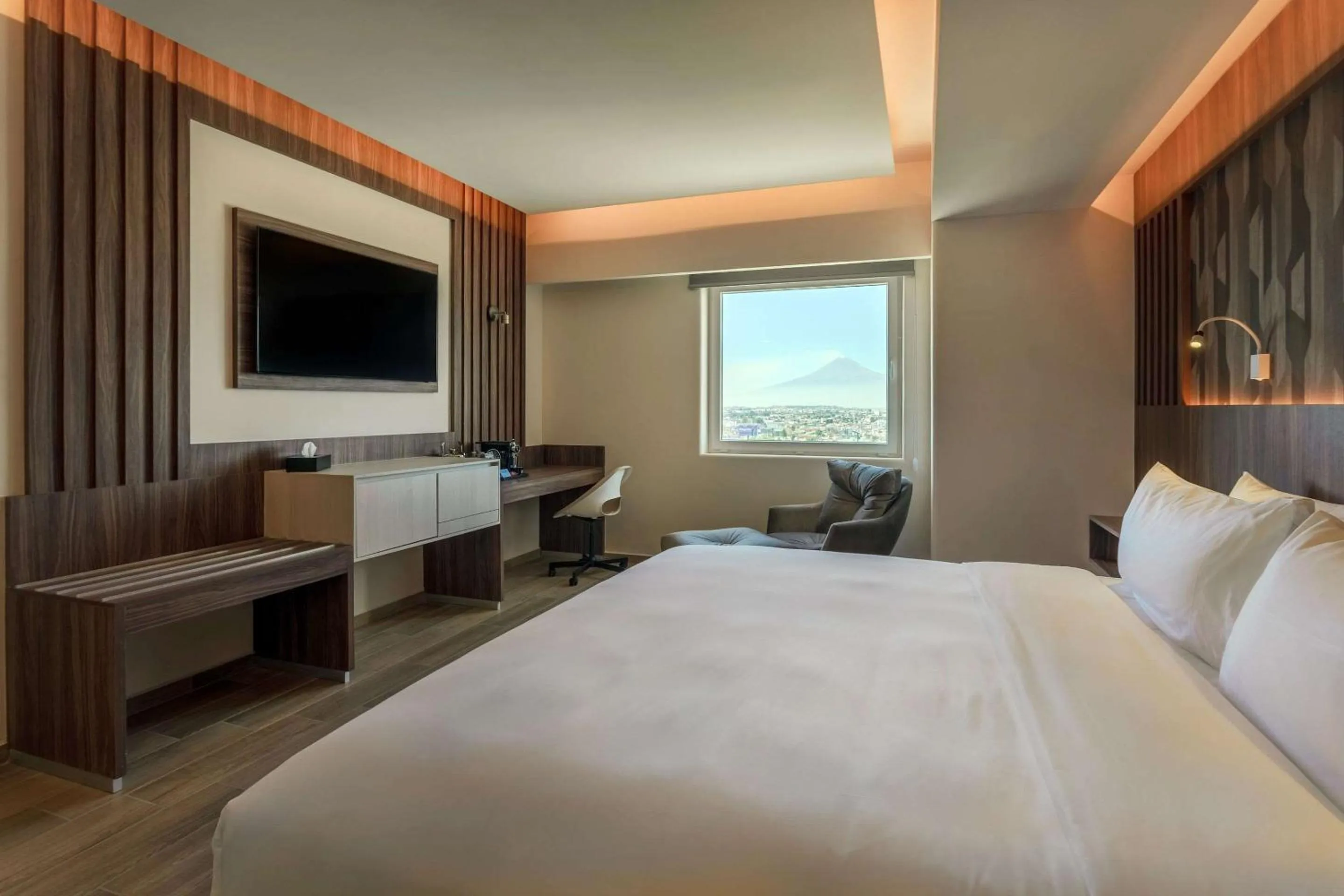 Bed in Radisson Puebla Angelopolis