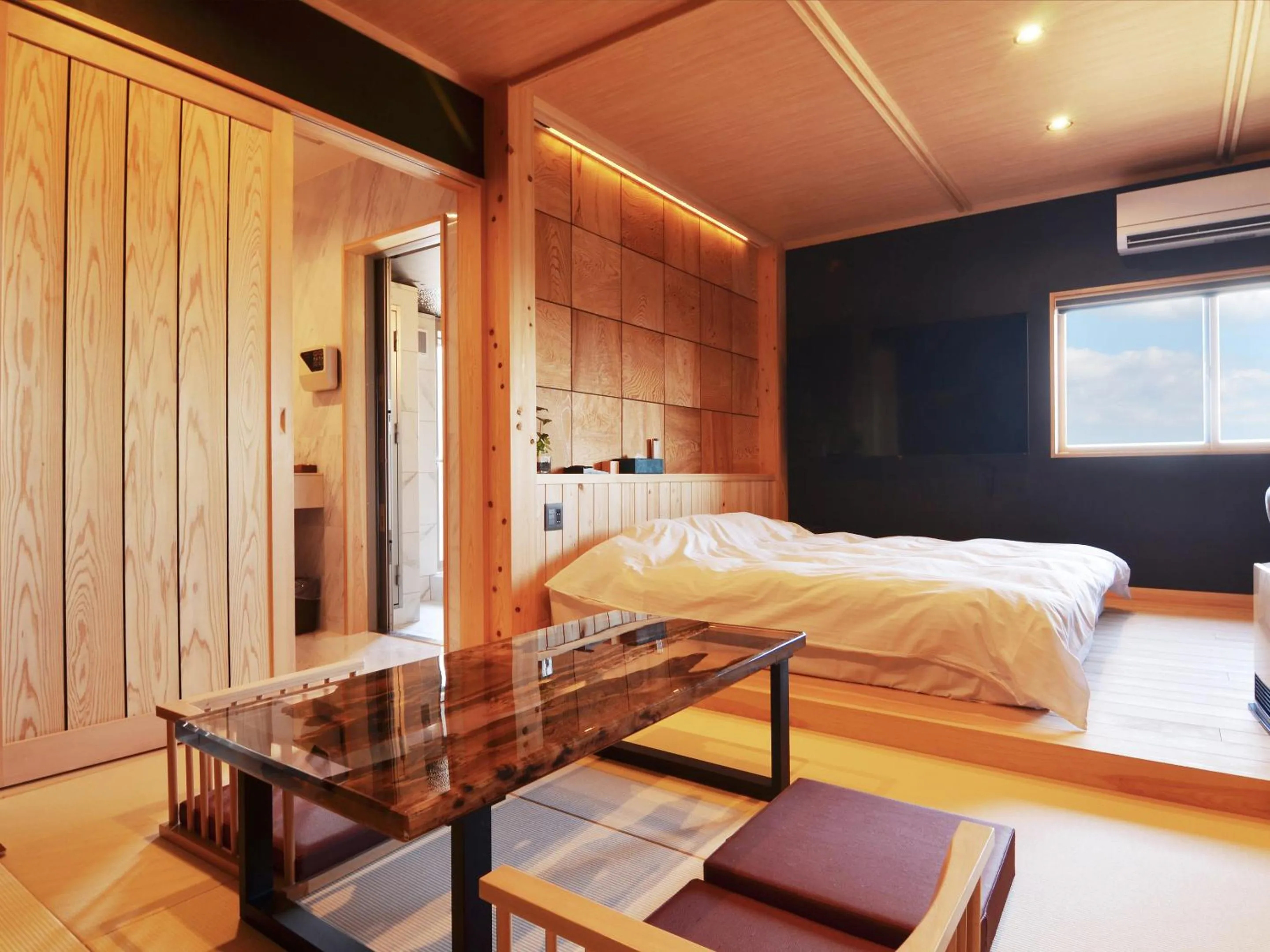 Living room, Bed in Totonoinoyado Shuntouan