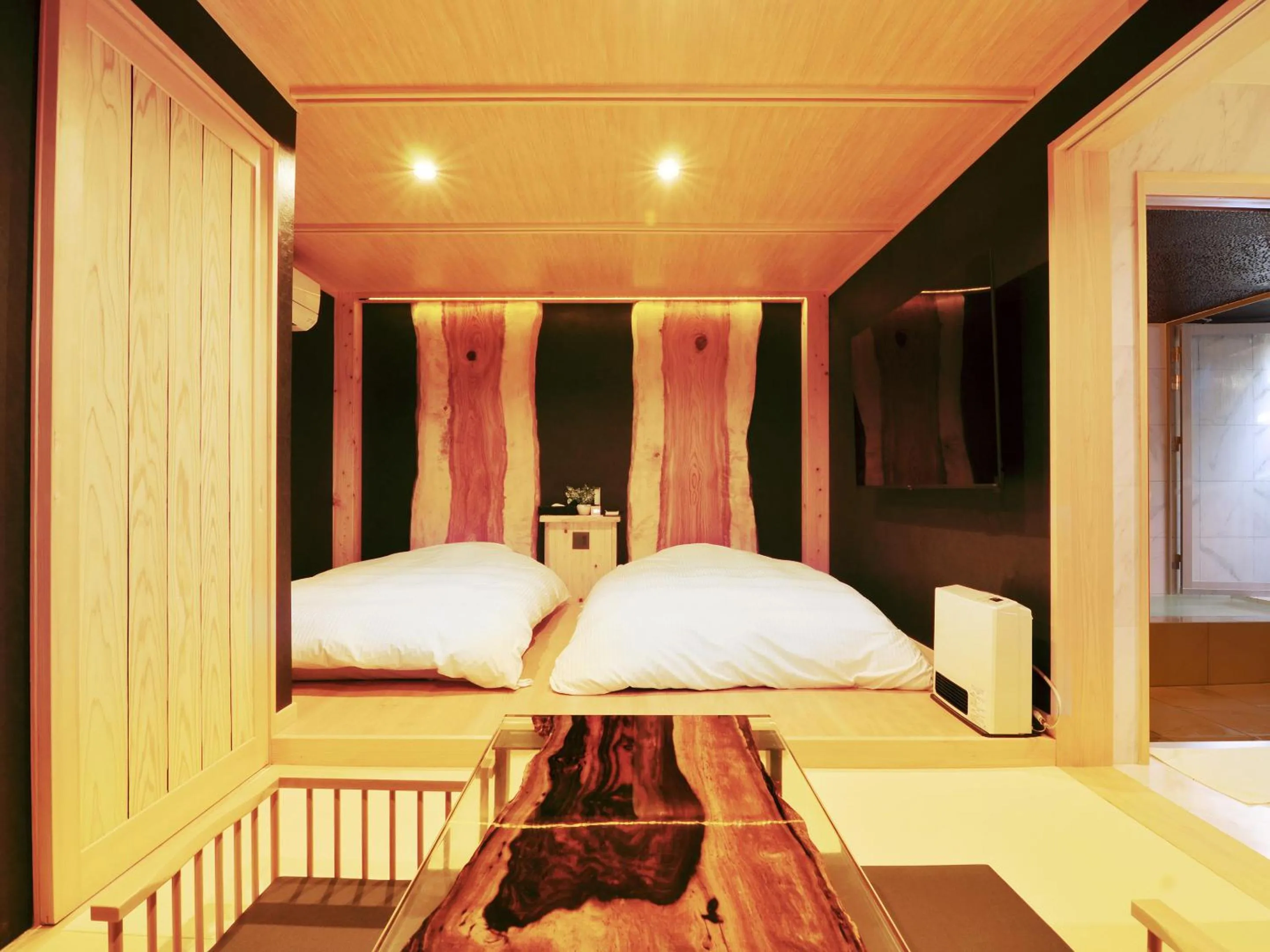 Living room, Bed in Totonoinoyado Shuntouan