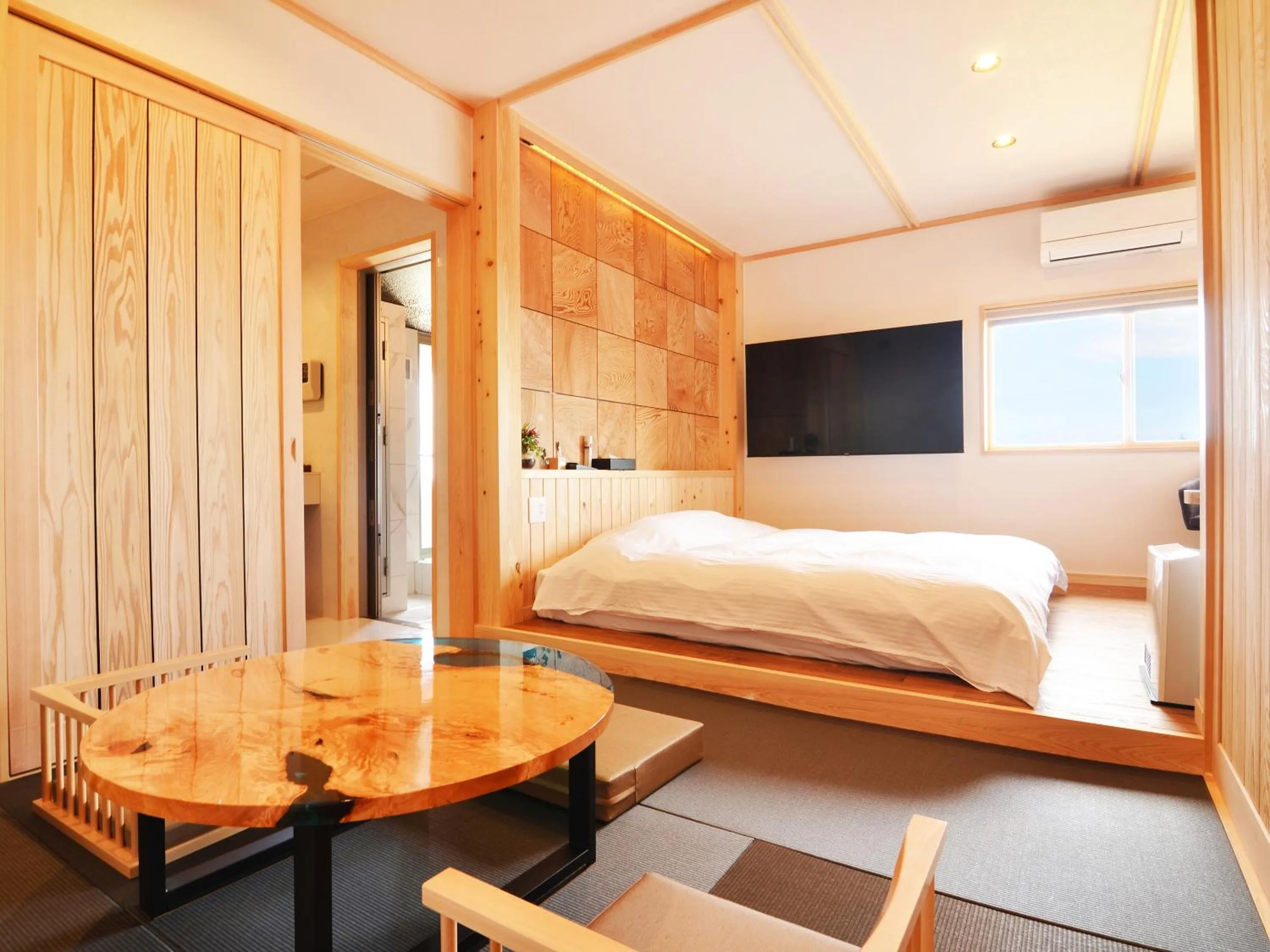 Bed in Totonoinoyado Shuntouan