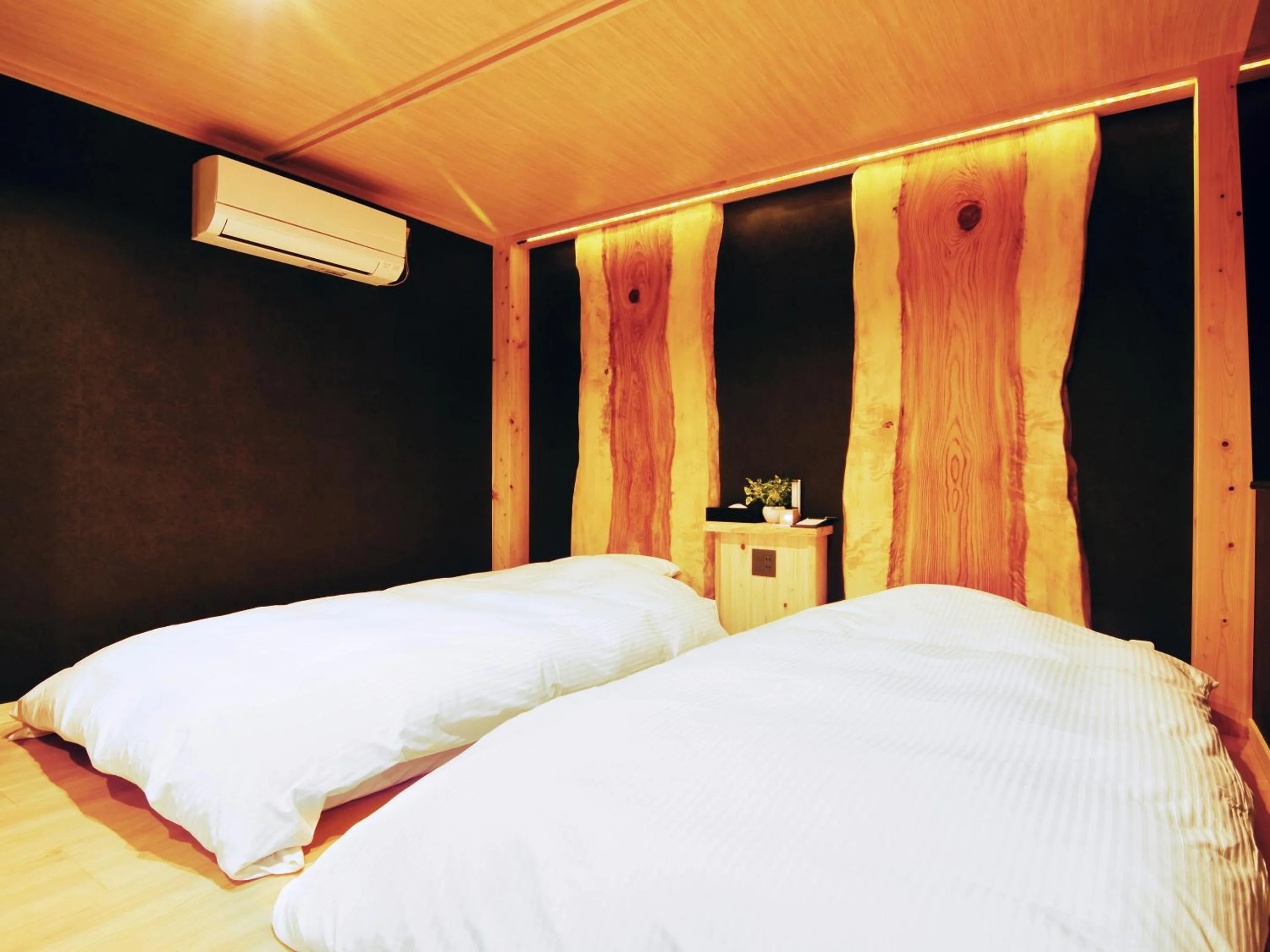 Bed in Totonoinoyado Shuntouan