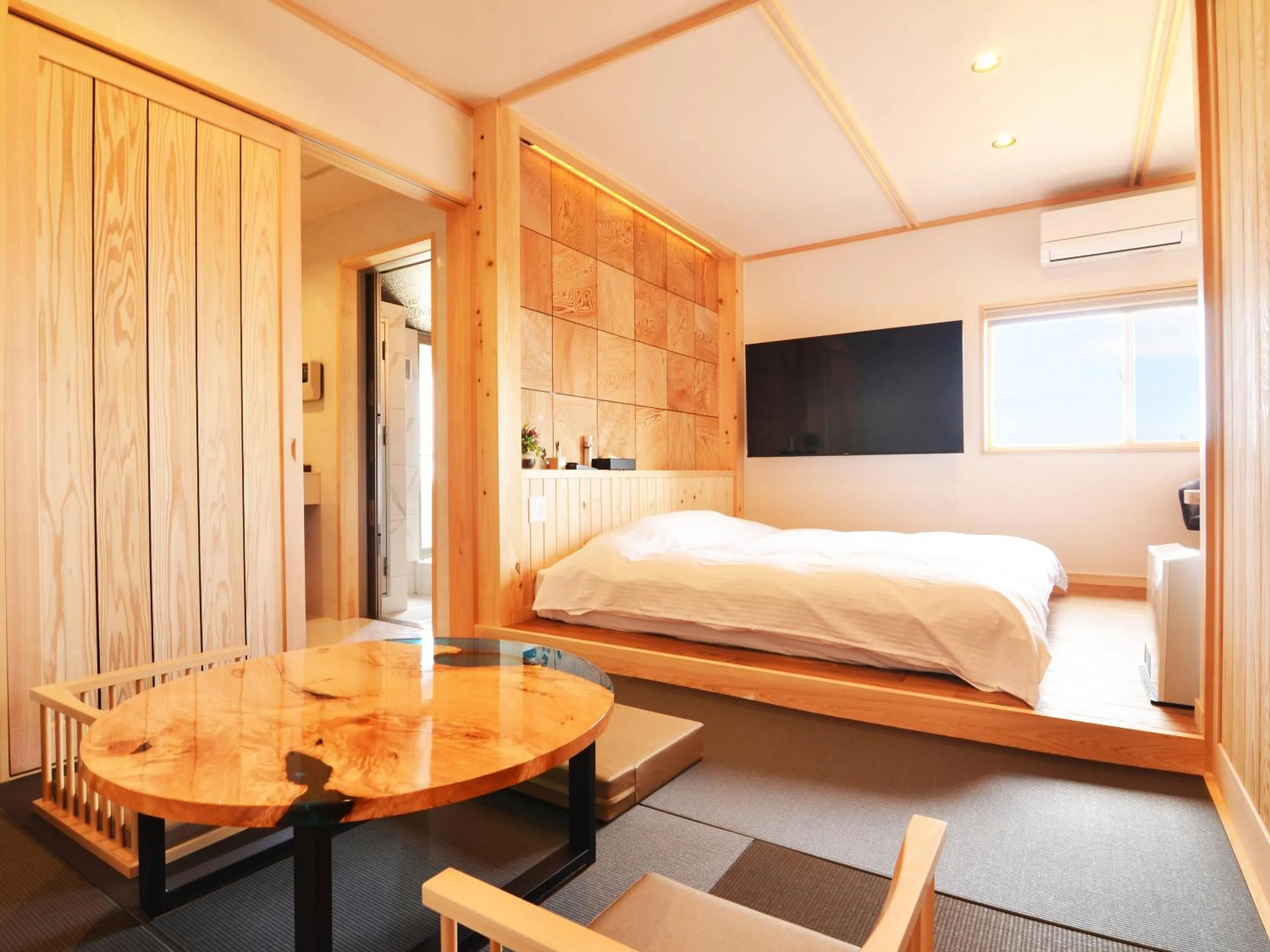 Living room, Bed in Totonoinoyado Shuntouan