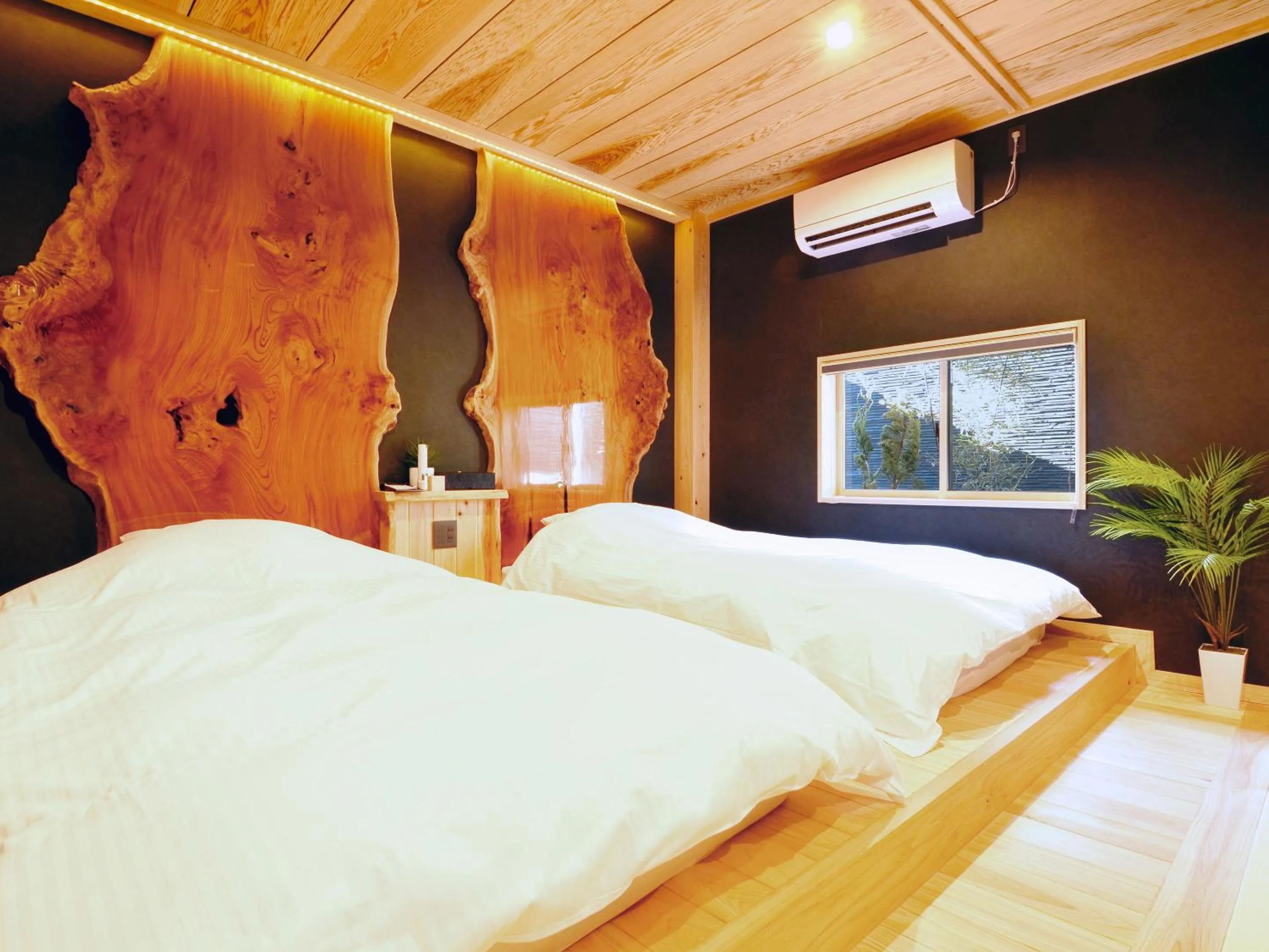 Bed in Totonoinoyado Shuntouan