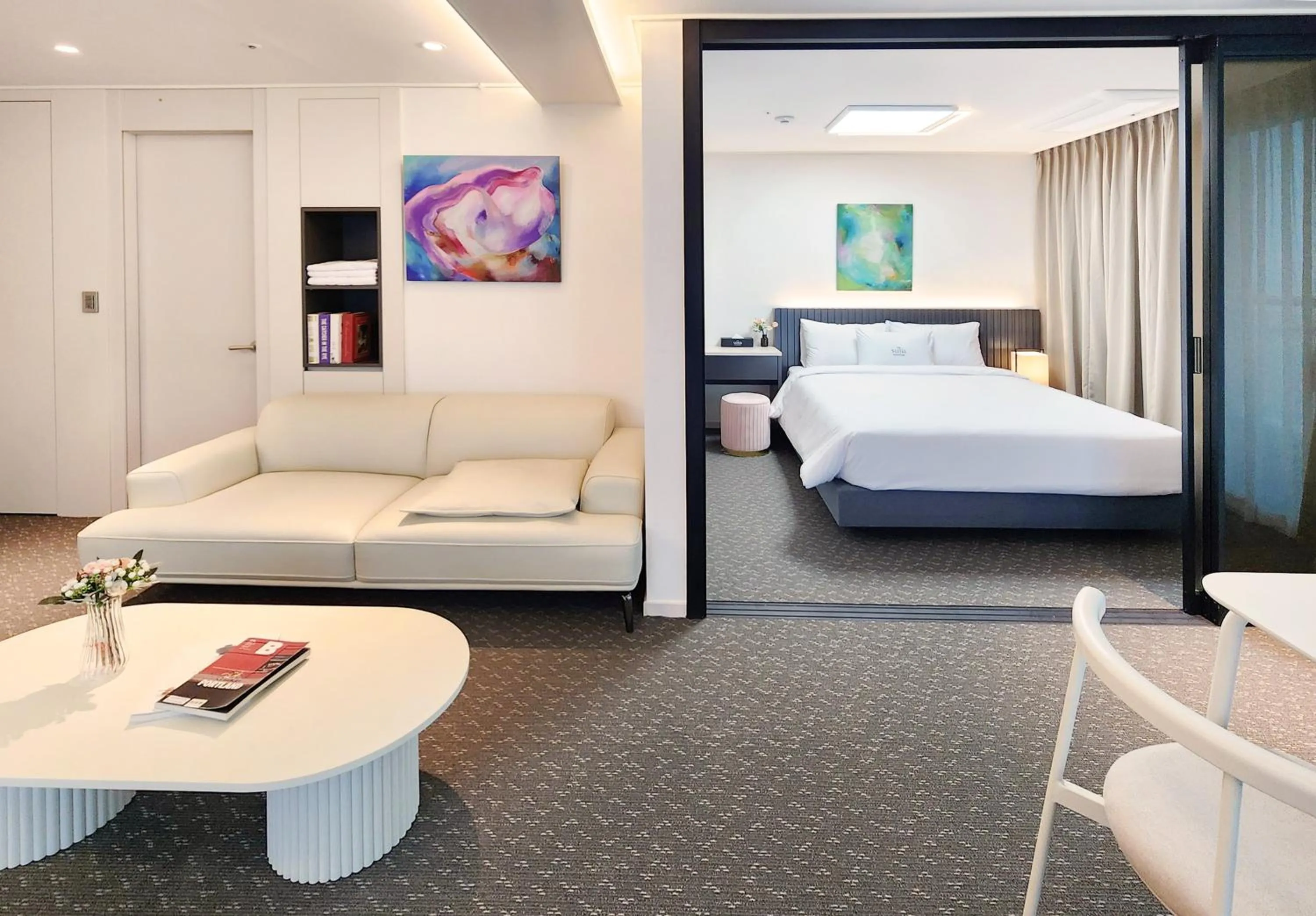 Bed in SOTA SUITE Yangyang Granbay