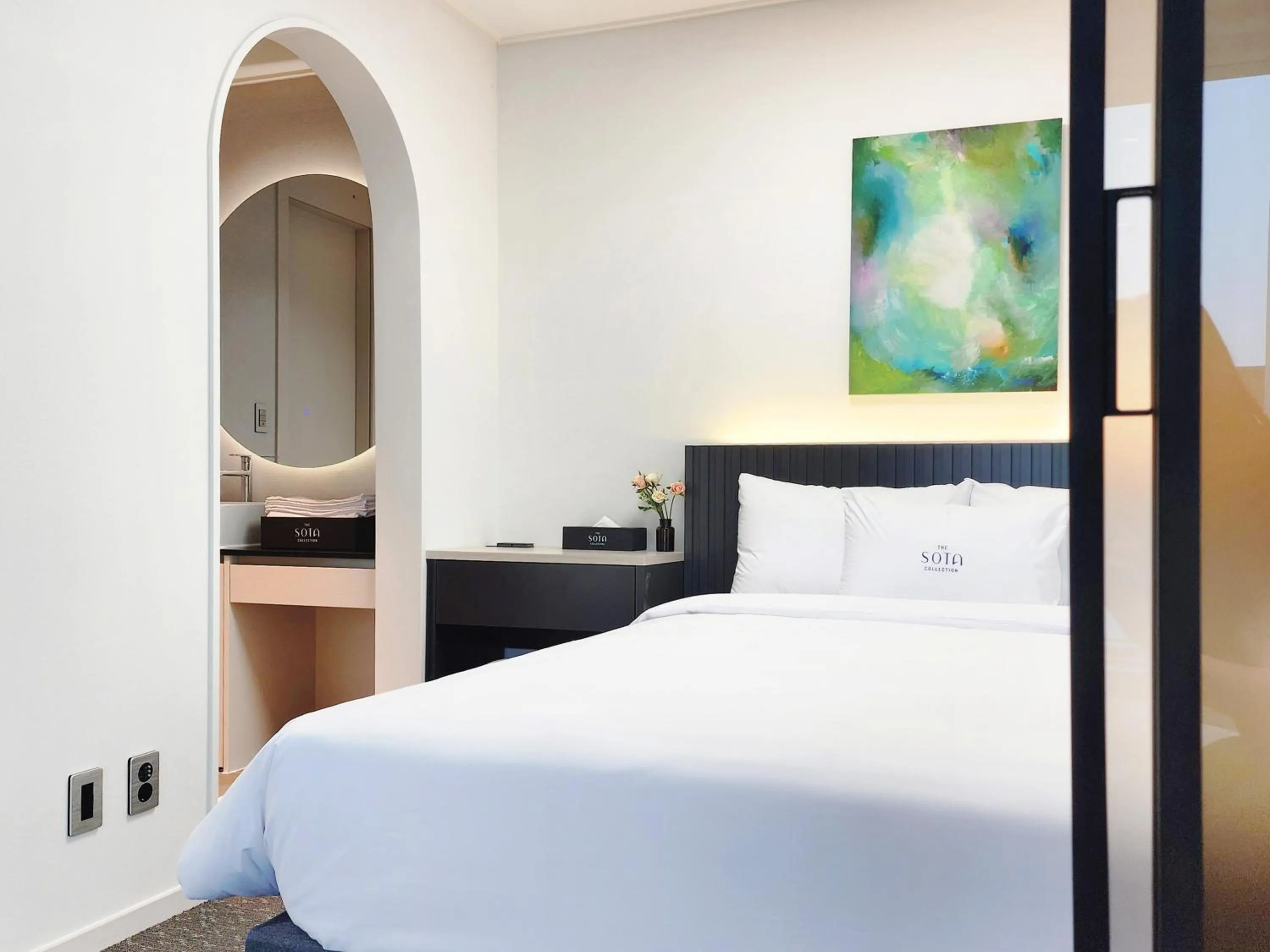 Bed in SOTA SUITE Yangyang Granbay