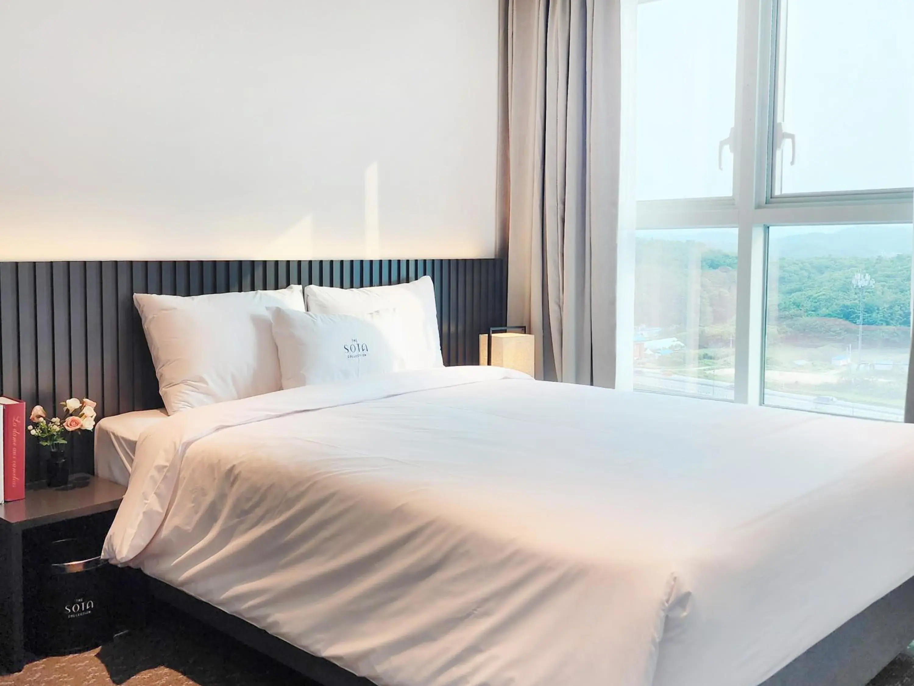 Bed in SOTA SUITE Yangyang Granbay Bed in SOTA SUITE Yangyang Granbay