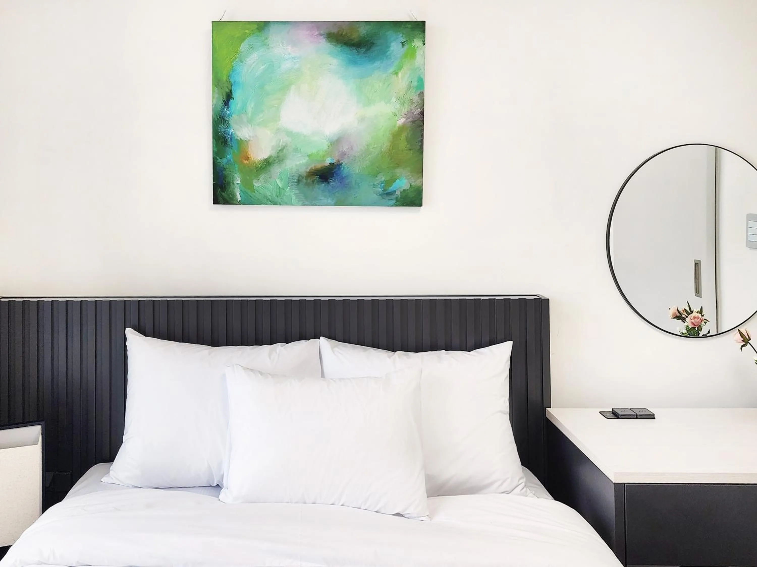 Bed in SOTA SUITE Yangyang Granbay