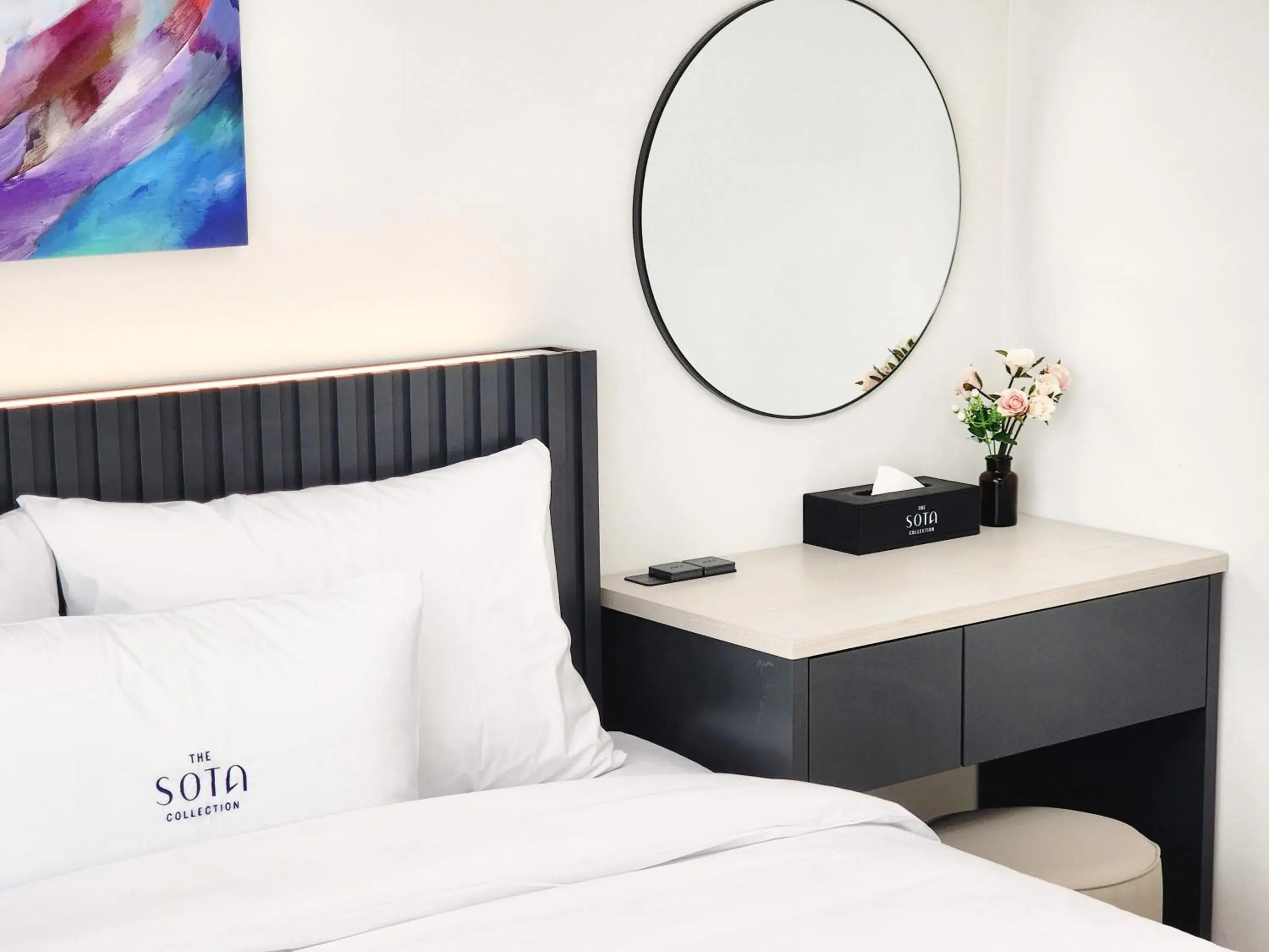 Bed in SOTA SUITE Yangyang Granbay Bed in SOTA SUITE Yangyang Granbay