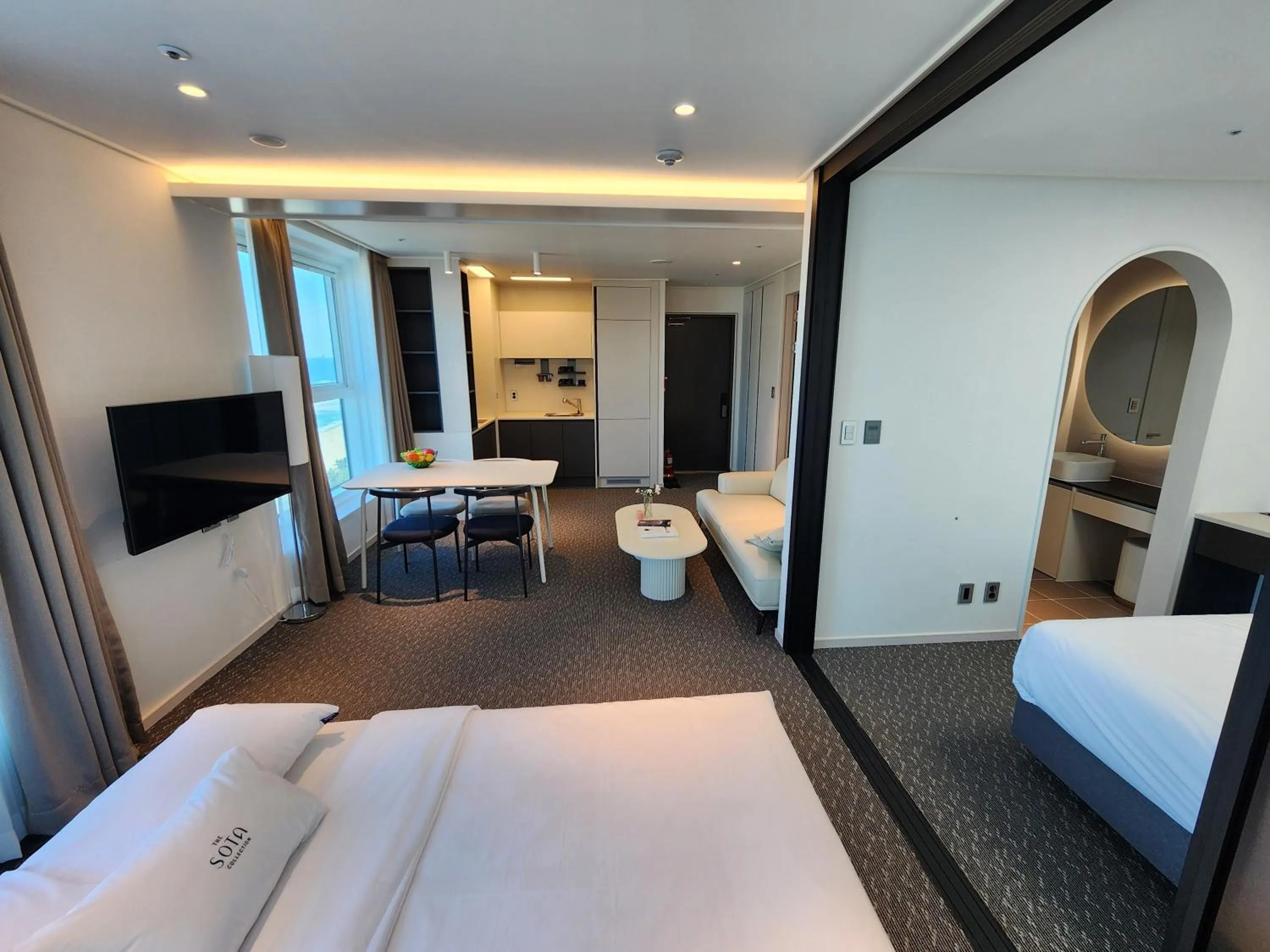 Bed in SOTA SUITE Yangyang Granbay