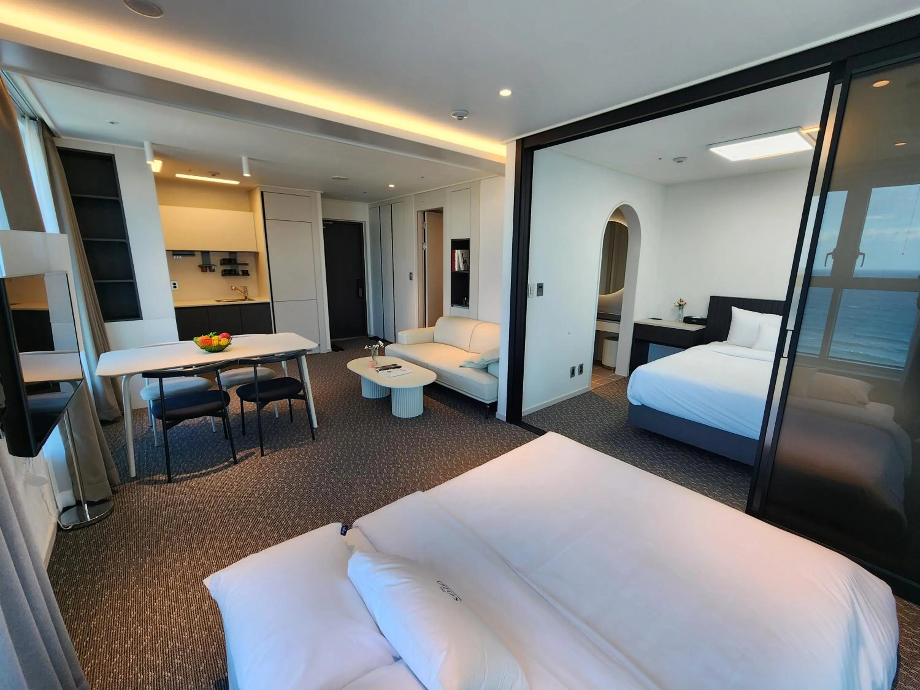 Bed in SOTA SUITE Yangyang Granbay