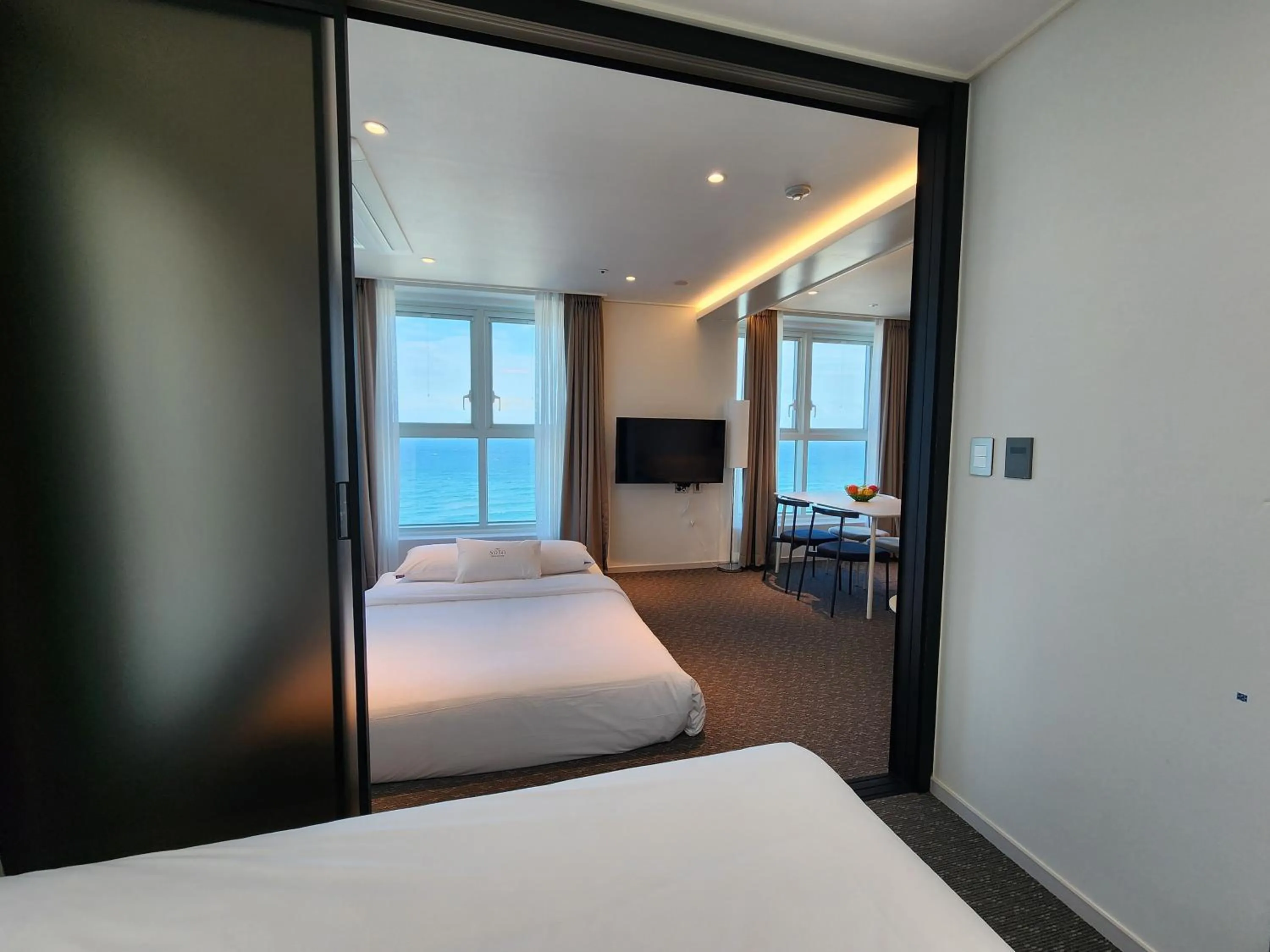 Bed in SOTA SUITE Yangyang Granbay