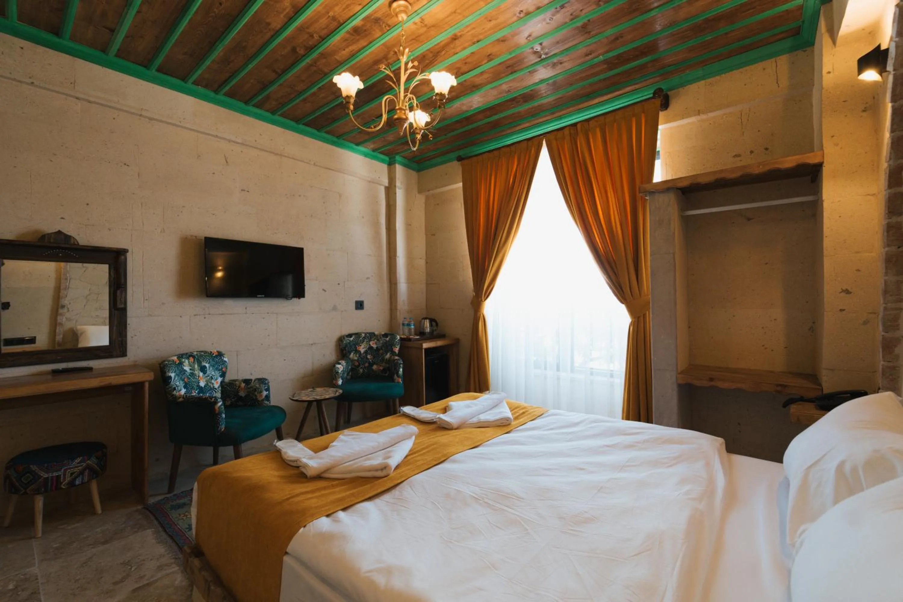 Bed in Muse Cappadocia