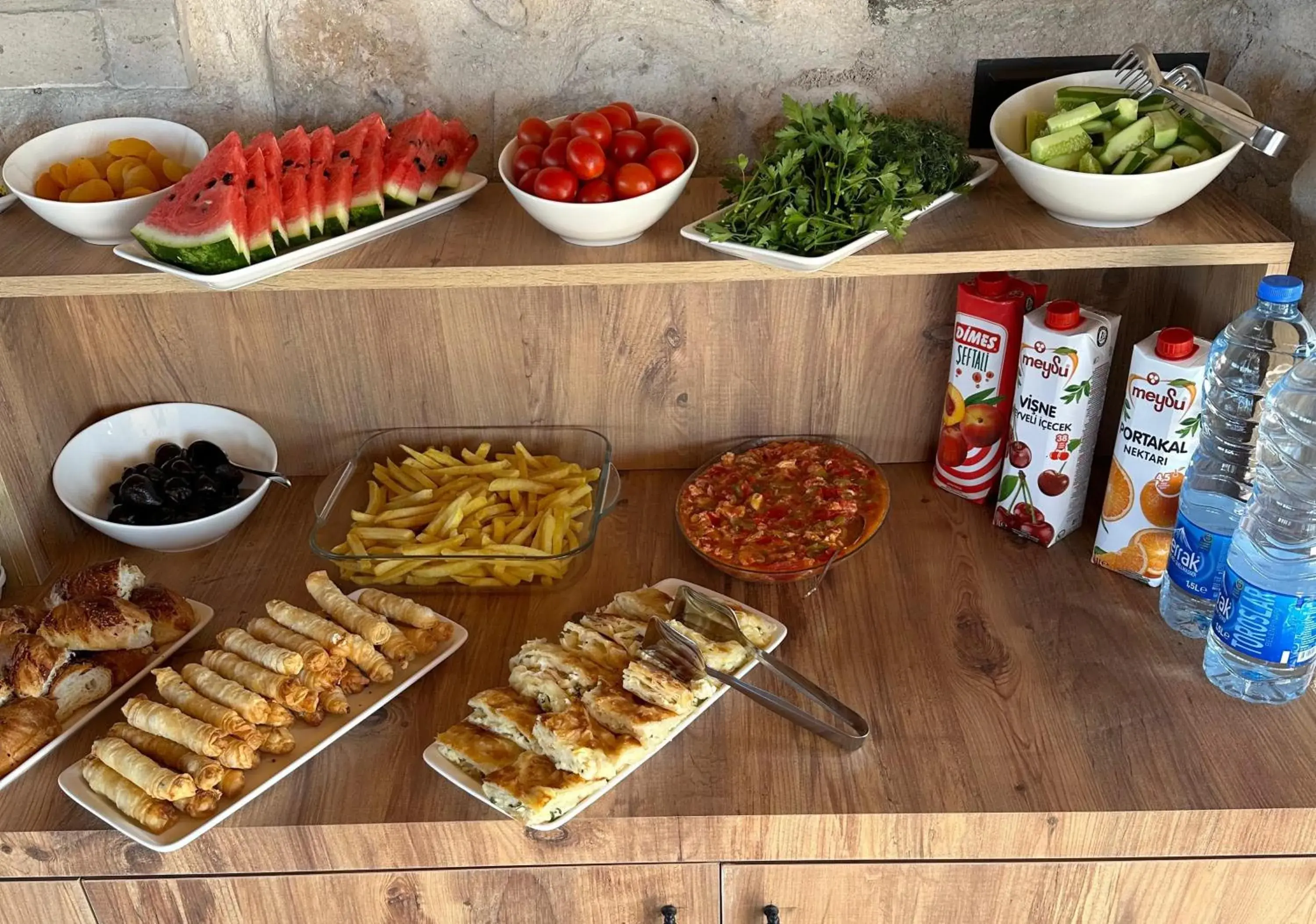 Buffet breakfast in Muse Cappadocia Buffet breakfast in Muse Cappadocia