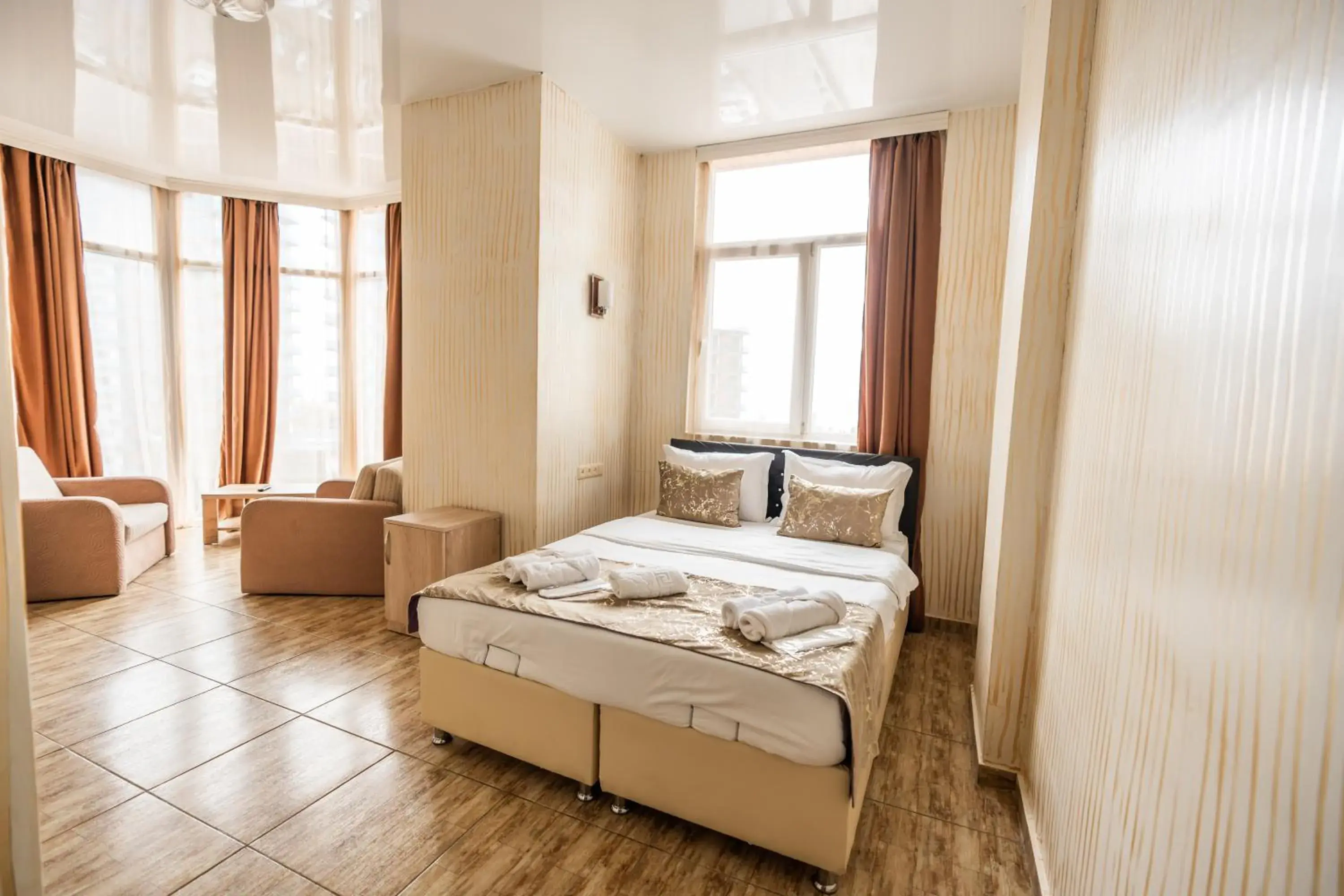 Deluxe Double Room with Balcony - single occupancy in Batumi Inn Hotel Deluxe Double Room with Balcony - single occupancy in Batumi Inn Hotel