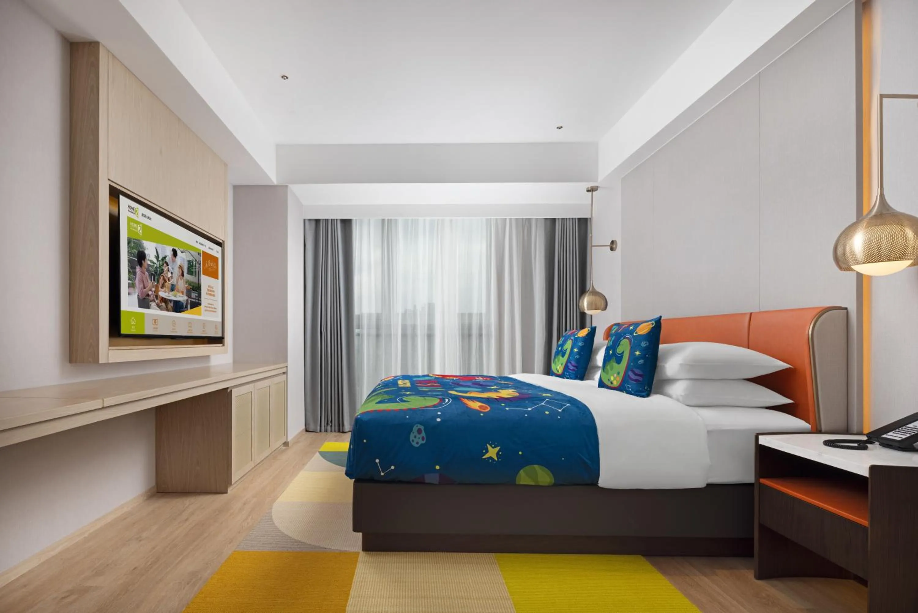 Bedroom in Home2 Suite by Hilton Guiyang Nanming Jiaxiu