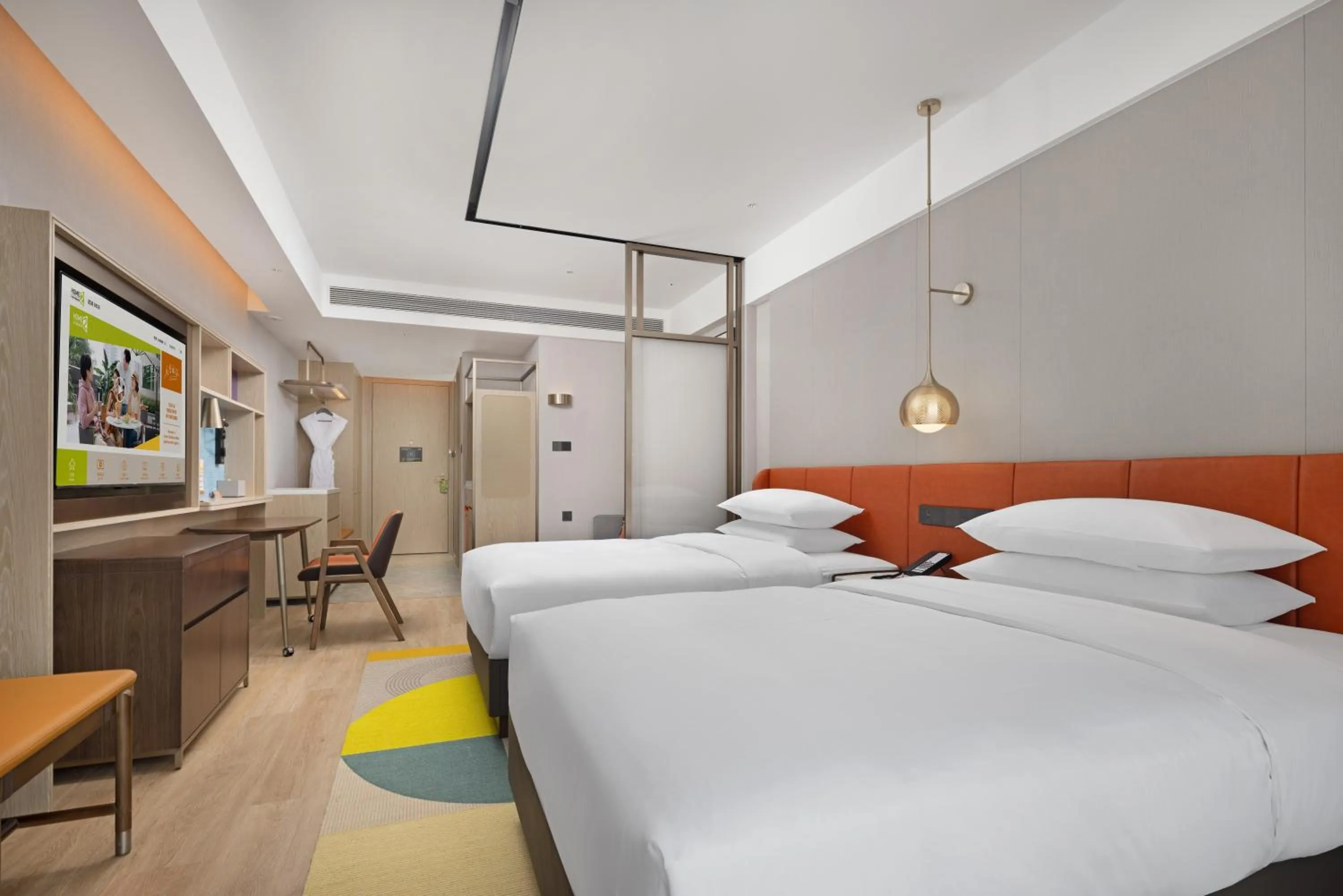 Bedroom in Home2 Suite by Hilton Guiyang Nanming Jiaxiu