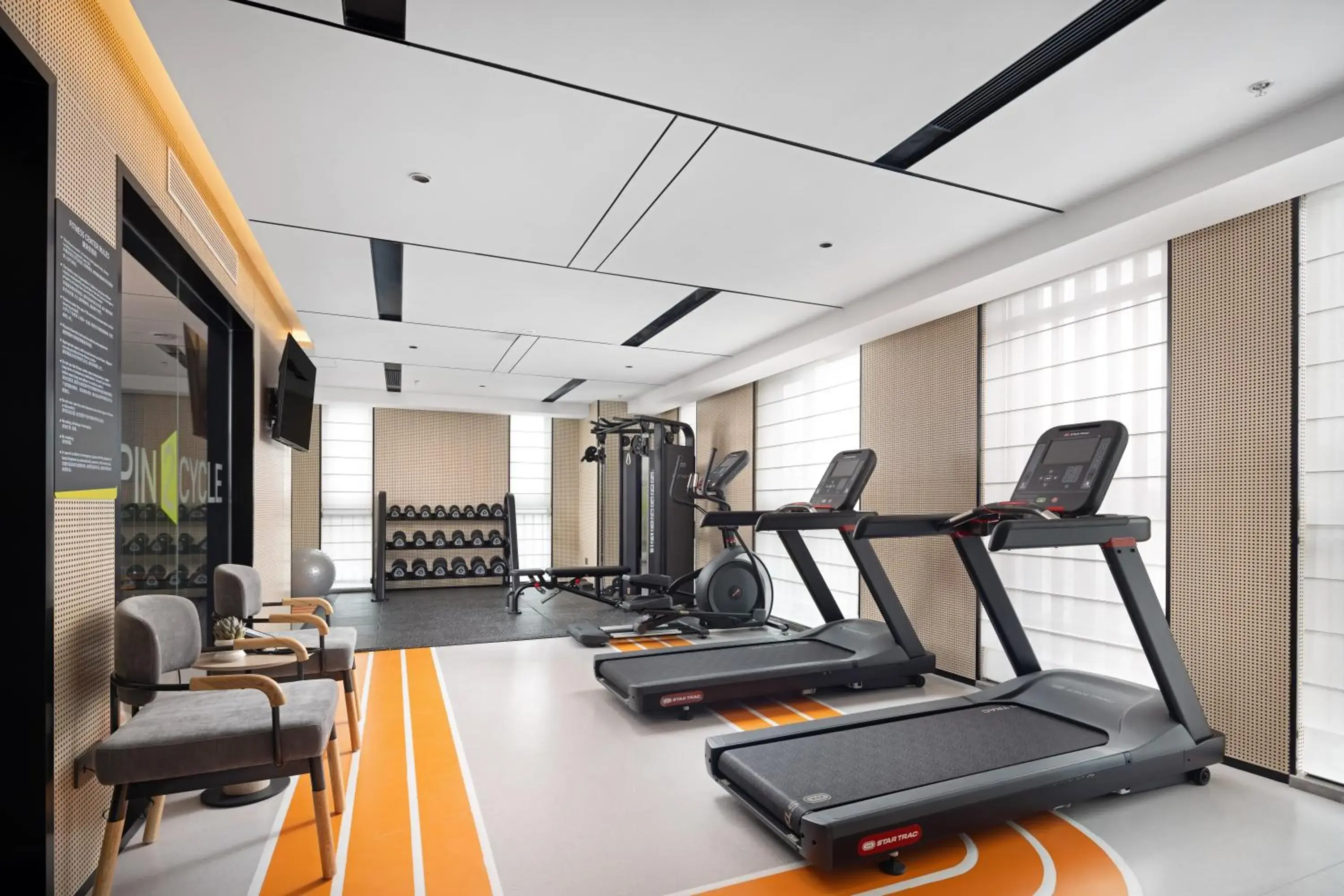 Fitness centre/facilities in Home2 Suite by Hilton Guiyang Nanming Jiaxiu Fitness centre/facilities in Home2 Suite by Hilton Guiyang Nanming Jiaxiu
