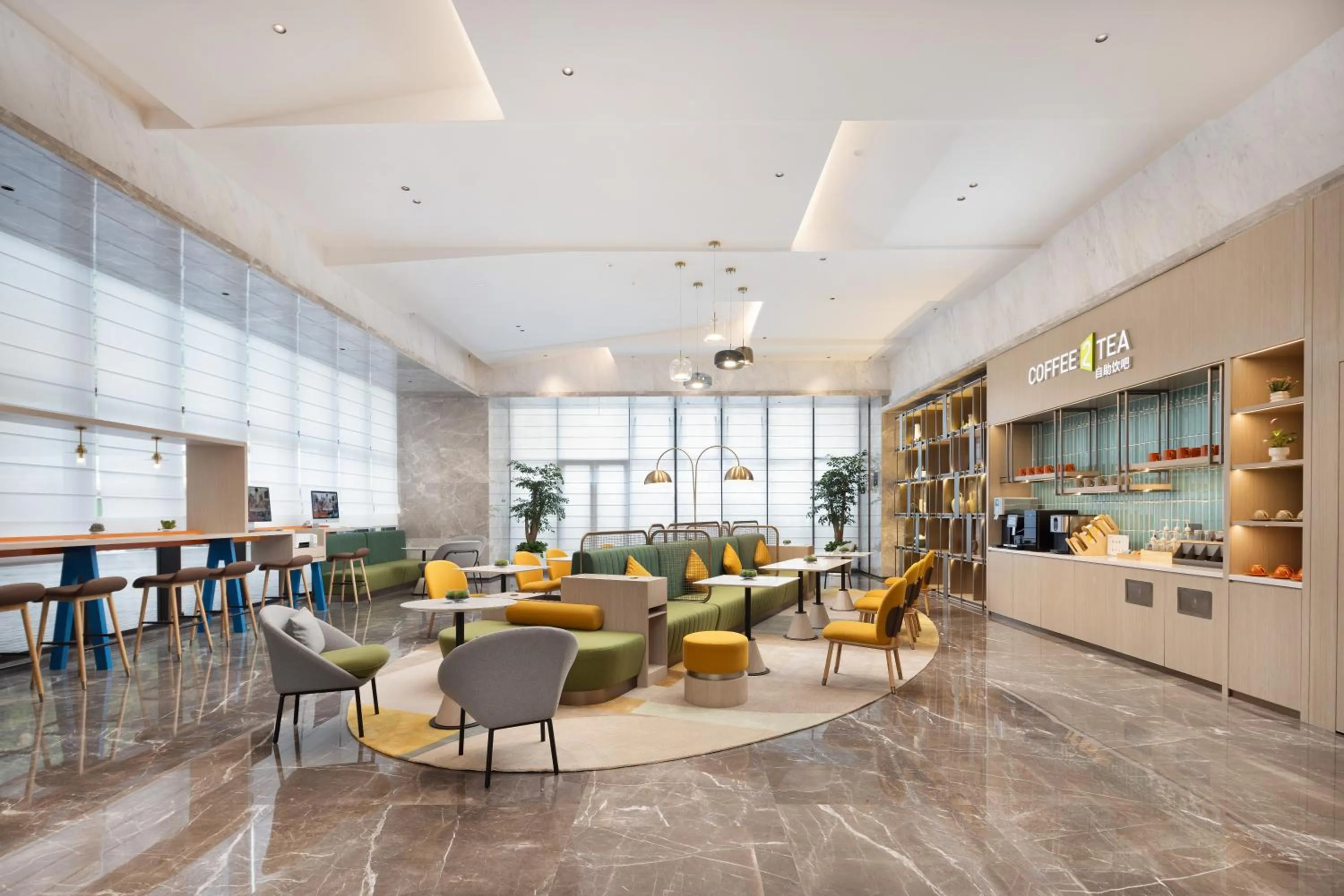 Seating area in Home2 Suite by Hilton Guiyang Nanming Jiaxiu