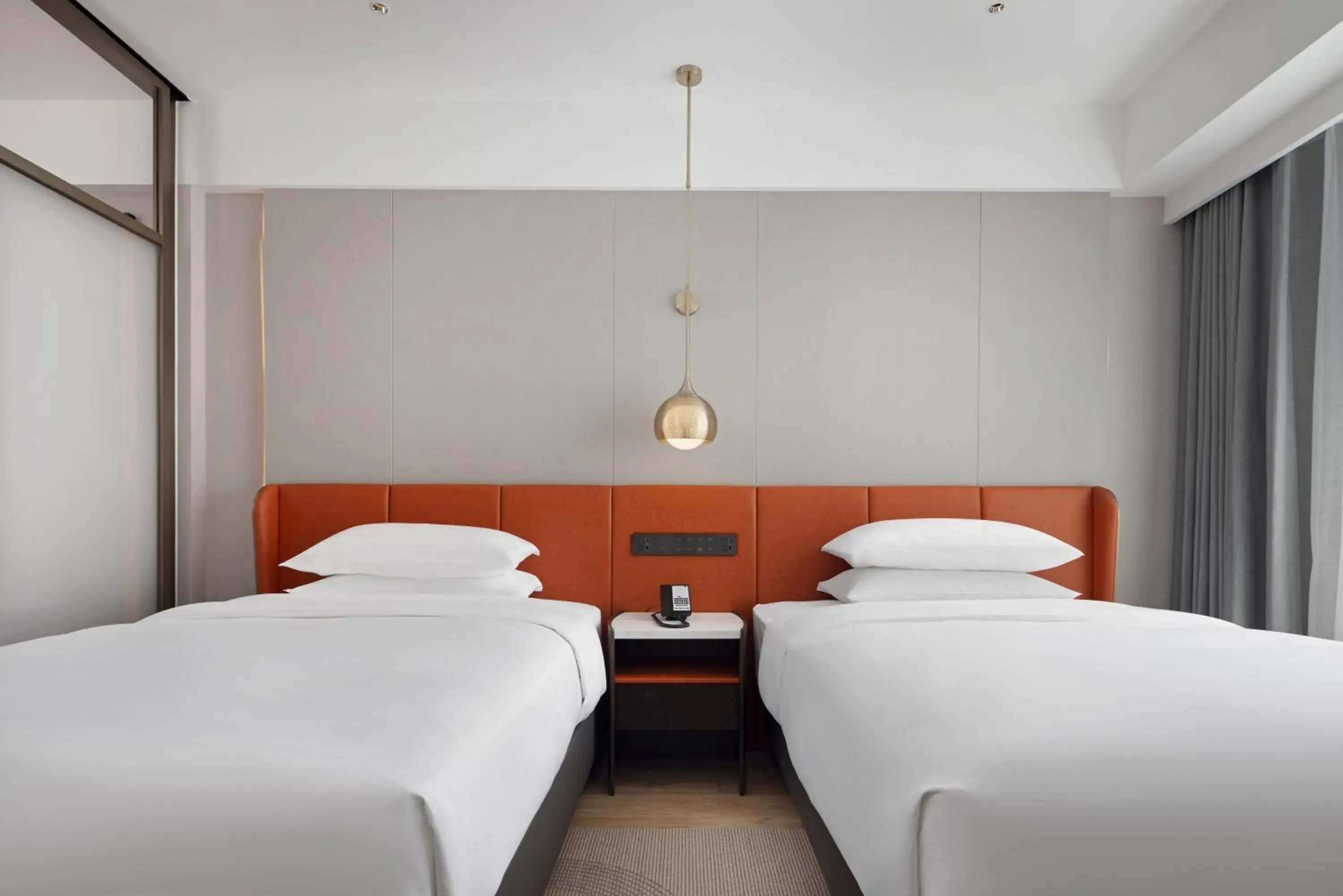 Bedroom in Home2 Suite by Hilton Guiyang Nanming Jiaxiu Bedroom in Home2 Suite by Hilton Guiyang Nanming Jiaxiu