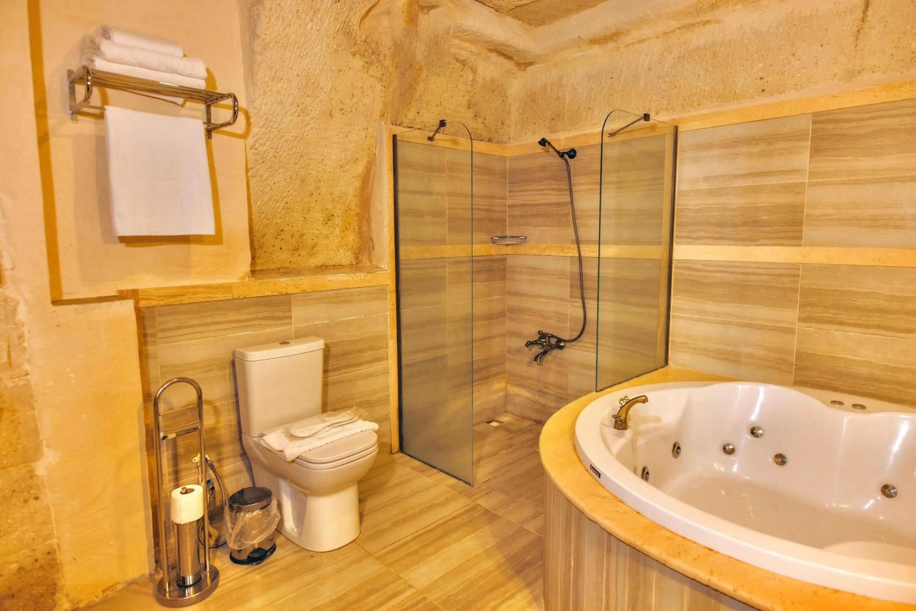 Shower in Solin Cave Cappadocia