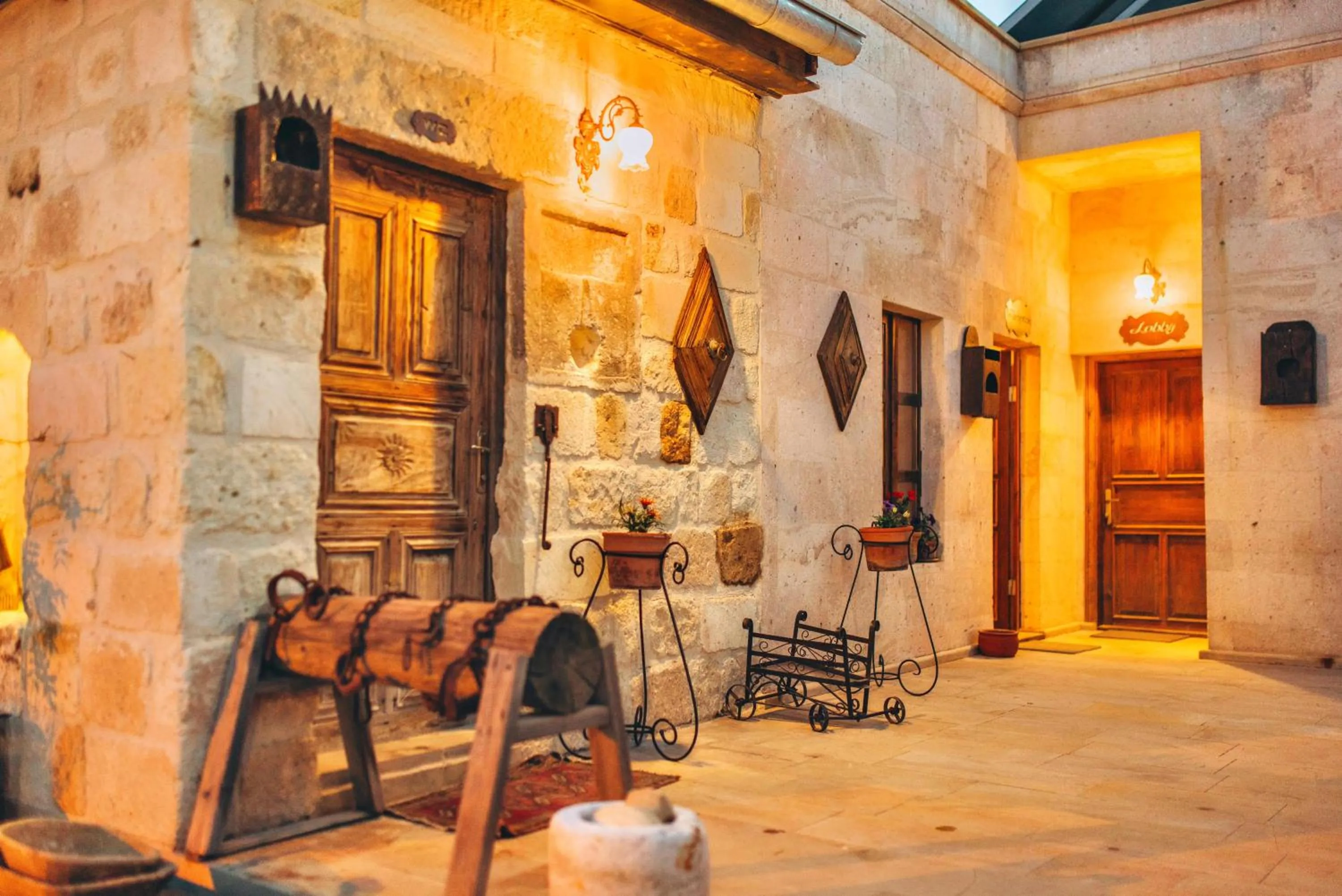 Decorative detail in Solin Cave Cappadocia