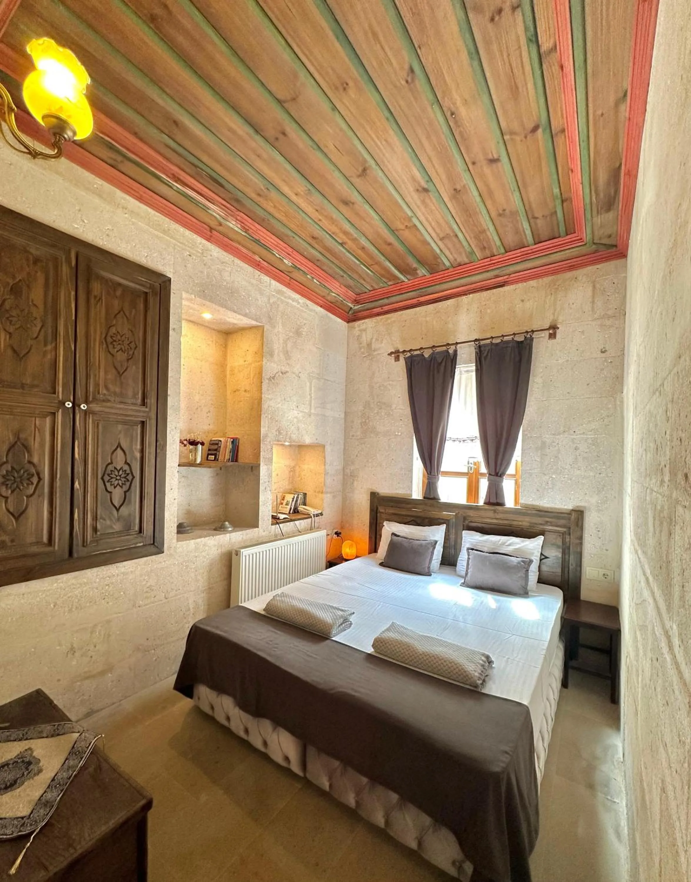 Bedroom, Bed in Solin Cave Cappadocia