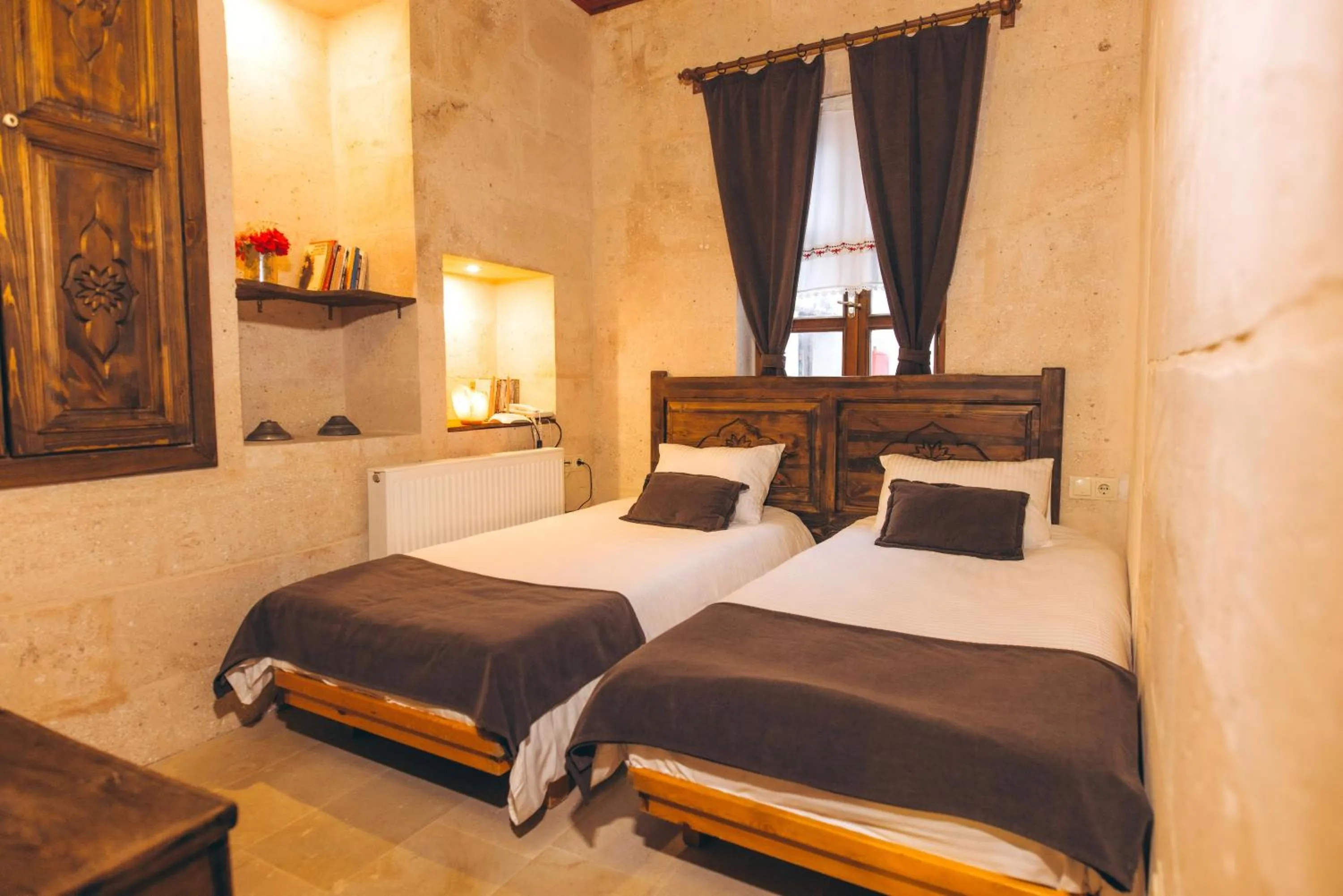 Bedroom, Bed in Solin Cave Cappadocia