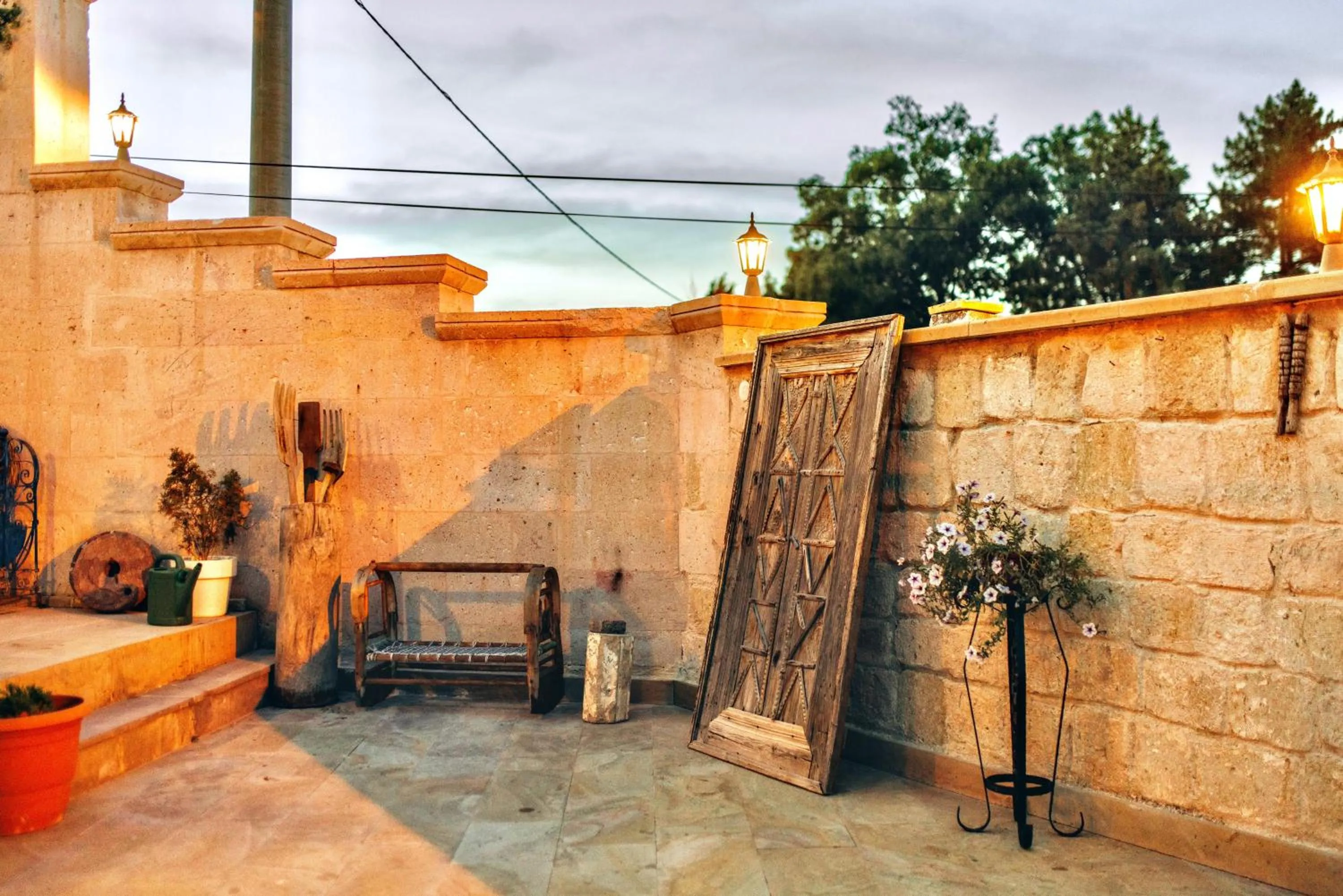 Decorative detail in Solin Cave Cappadocia