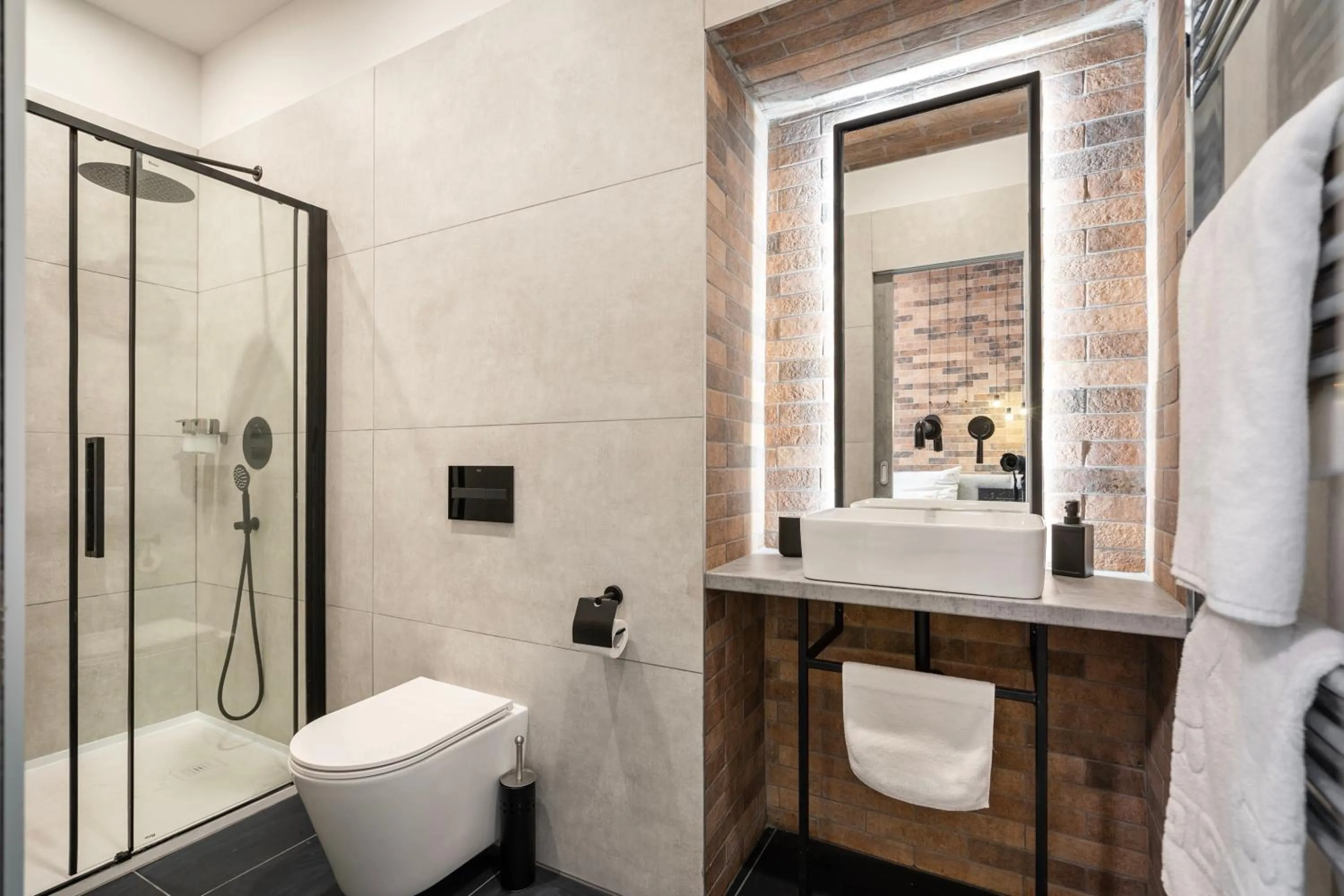 Bathroom in Vaci Loft Suites
