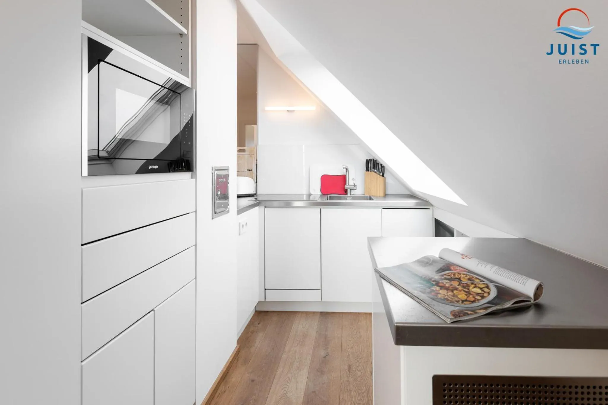 Kitchen or kitchenette in Haus Seerose 244 - Watt & Dünenblick