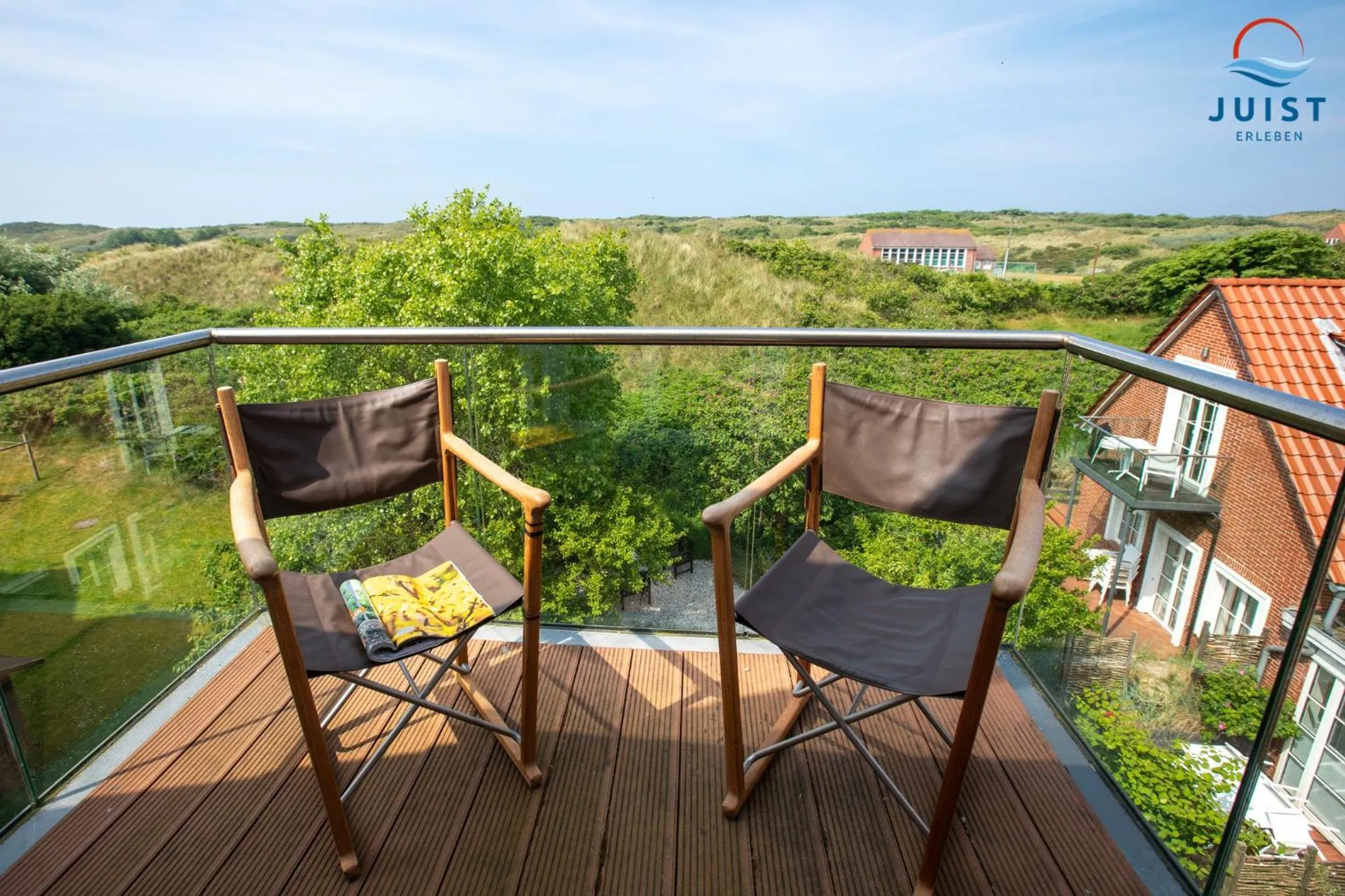Balcony/Terrace in Haus Seerose 244 - Watt & Dünenblick