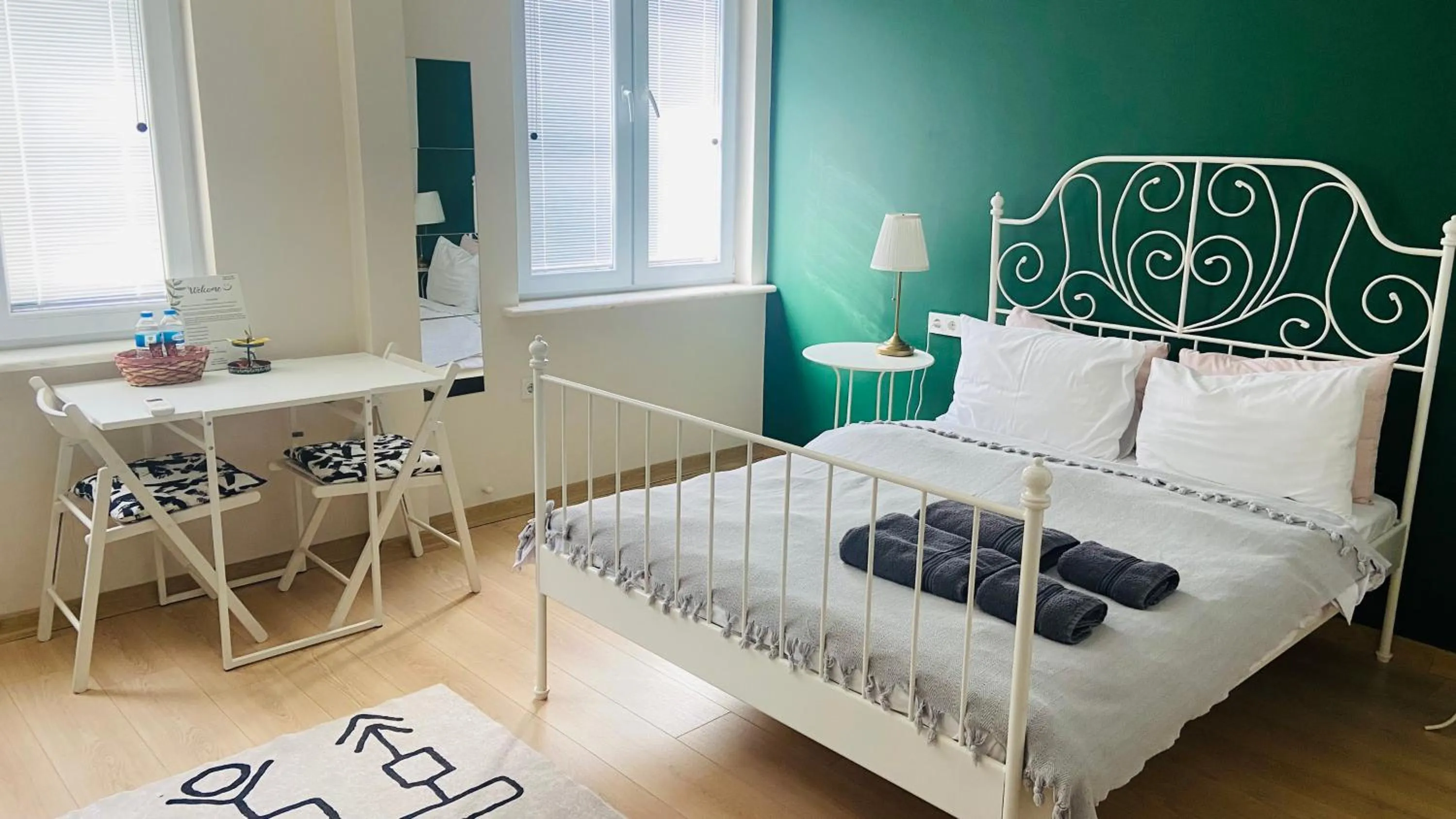 Bed in Sapphire Suites Taksim