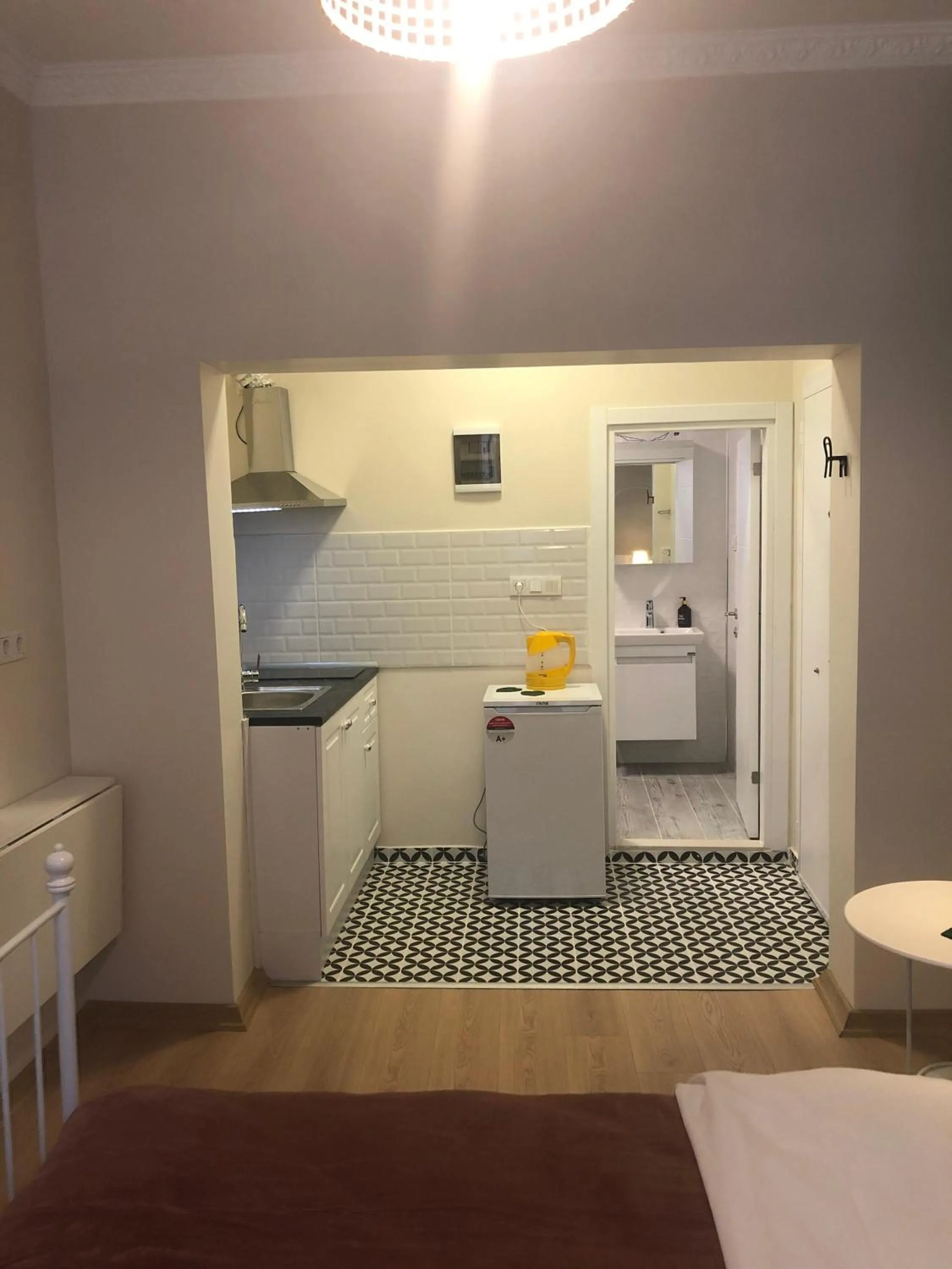 Kitchen or kitchenette in Sapphire Suites Taksim