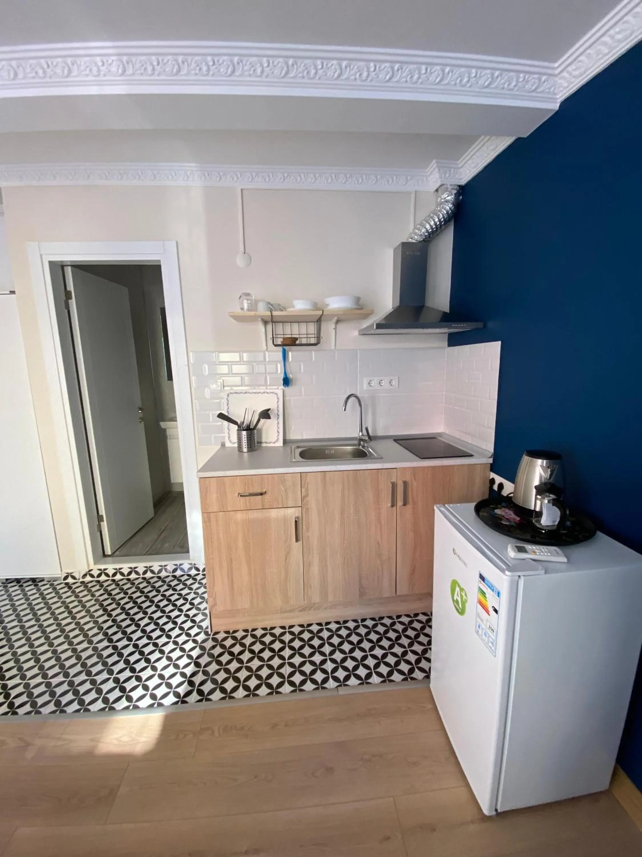 Kitchen or kitchenette in Sapphire Suites Taksim