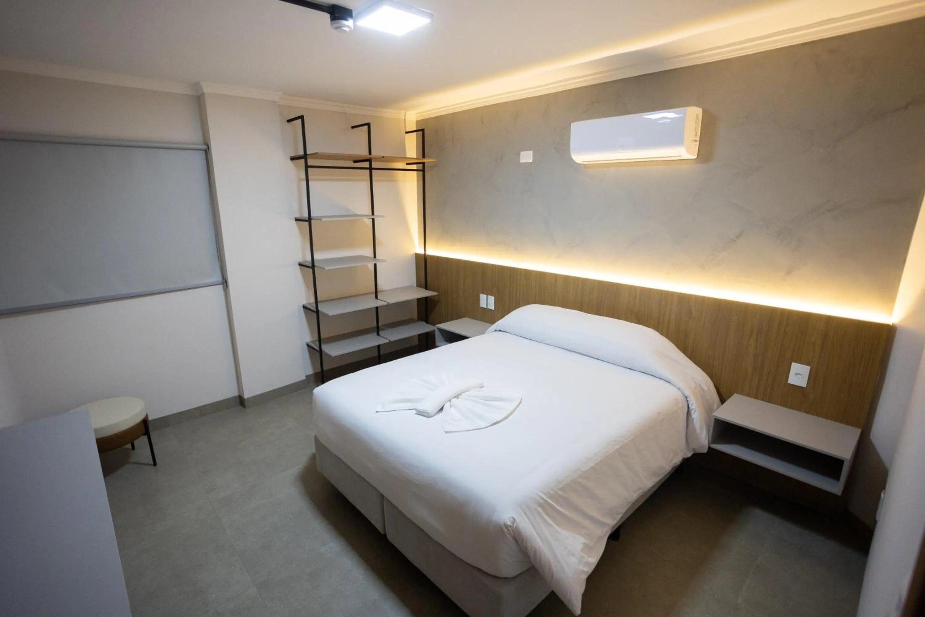 Bed in Terraço Flat Hotel