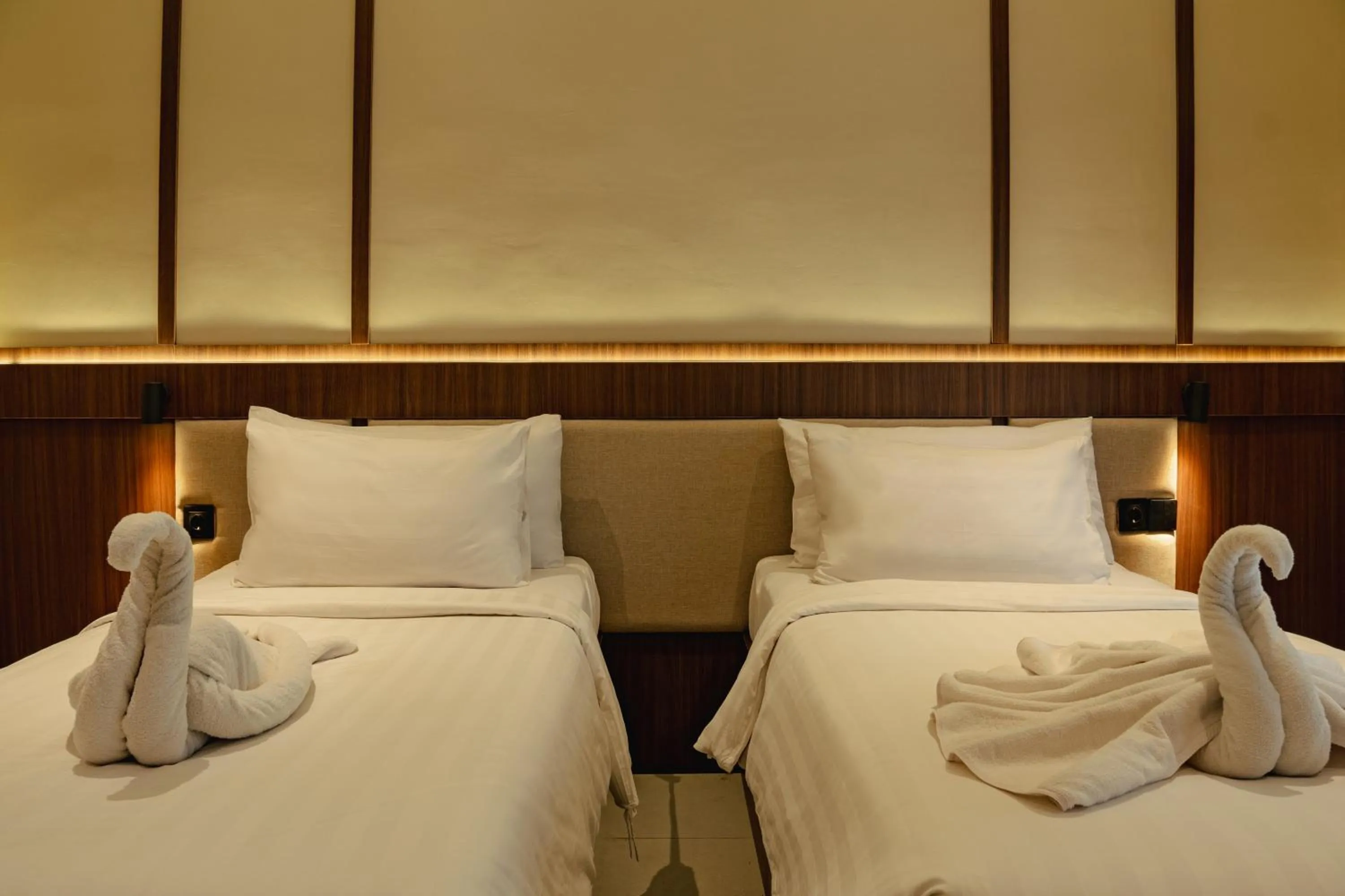 Bed in Tut Winten a Tranquil Living Villa Ubud