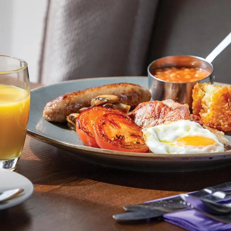 Food close-up in The Plough Inn