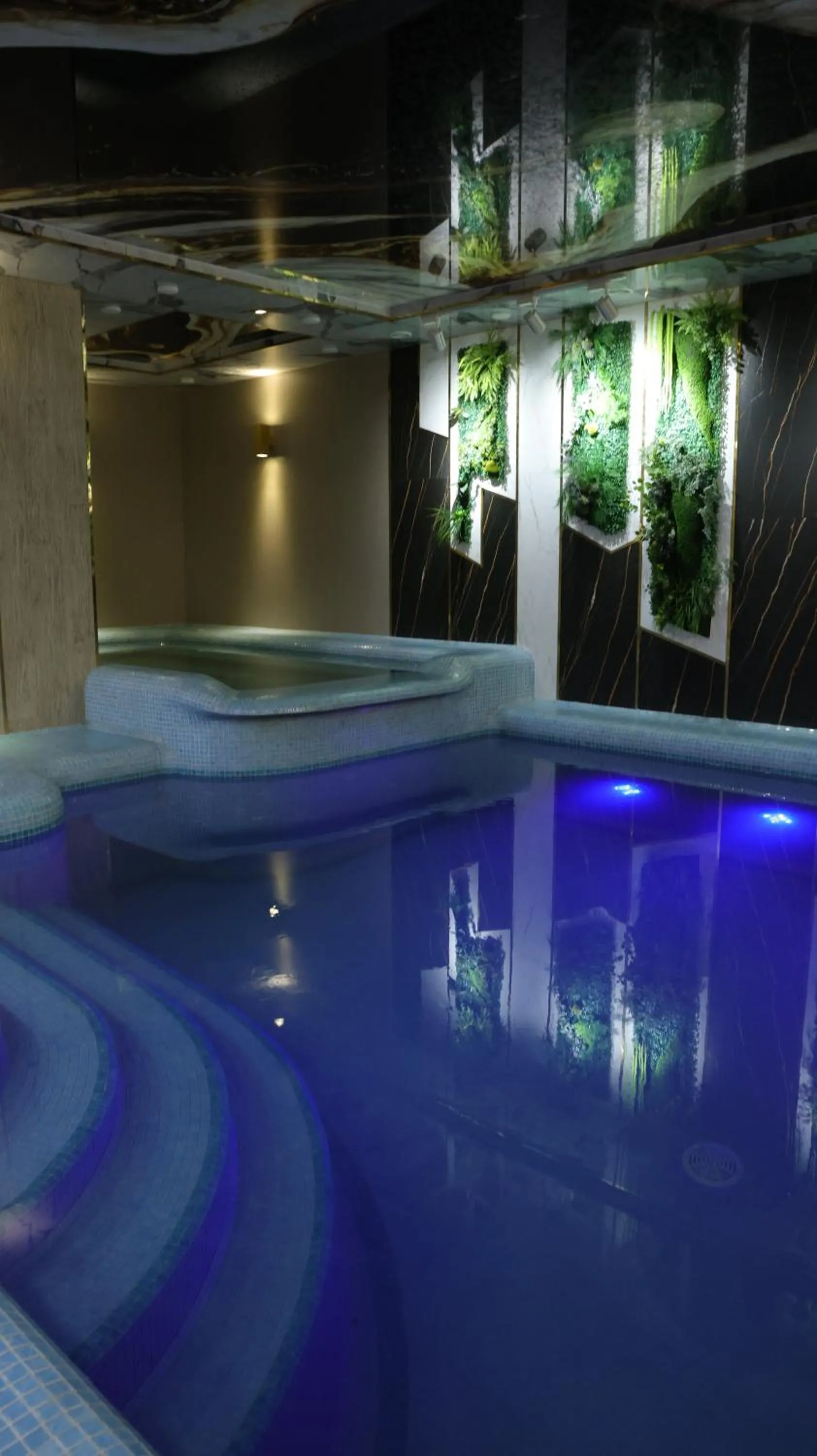 Pool view in Zarafshan Grand Hotel city