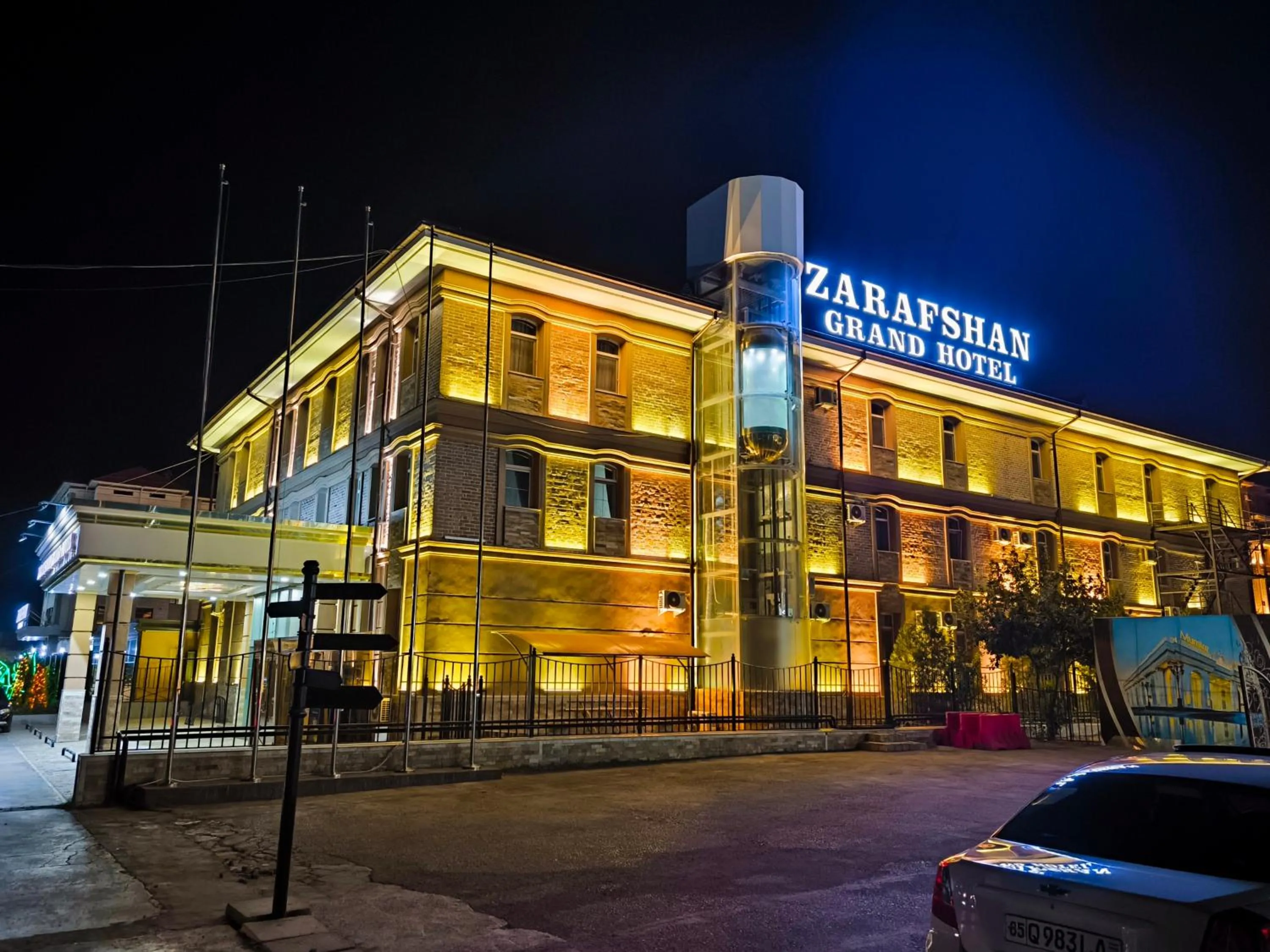 Property building in Zarafshan Grand Hotel city