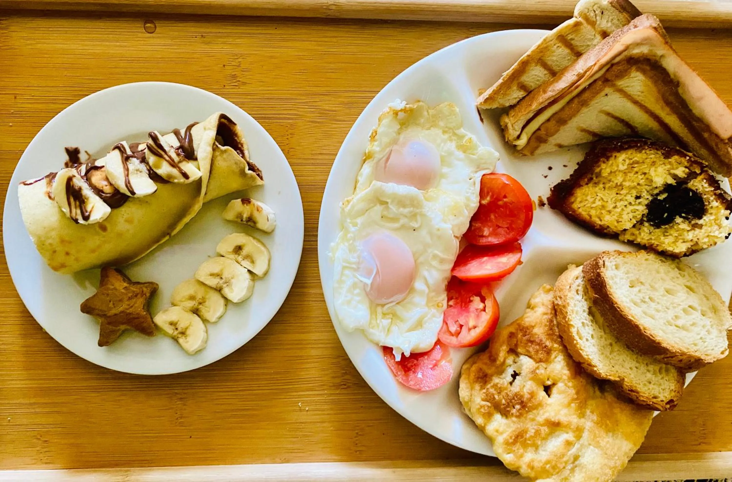 Breakfast in Babatseratsi skyrian studio 1
