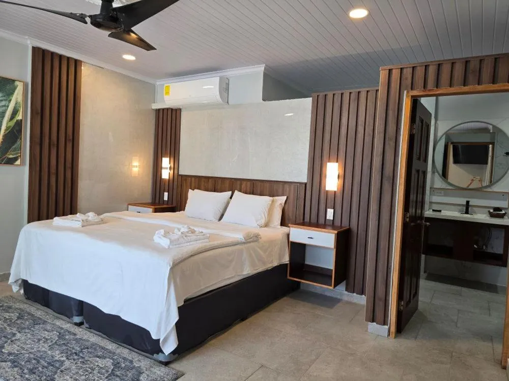 Bed in Island Magic Villas