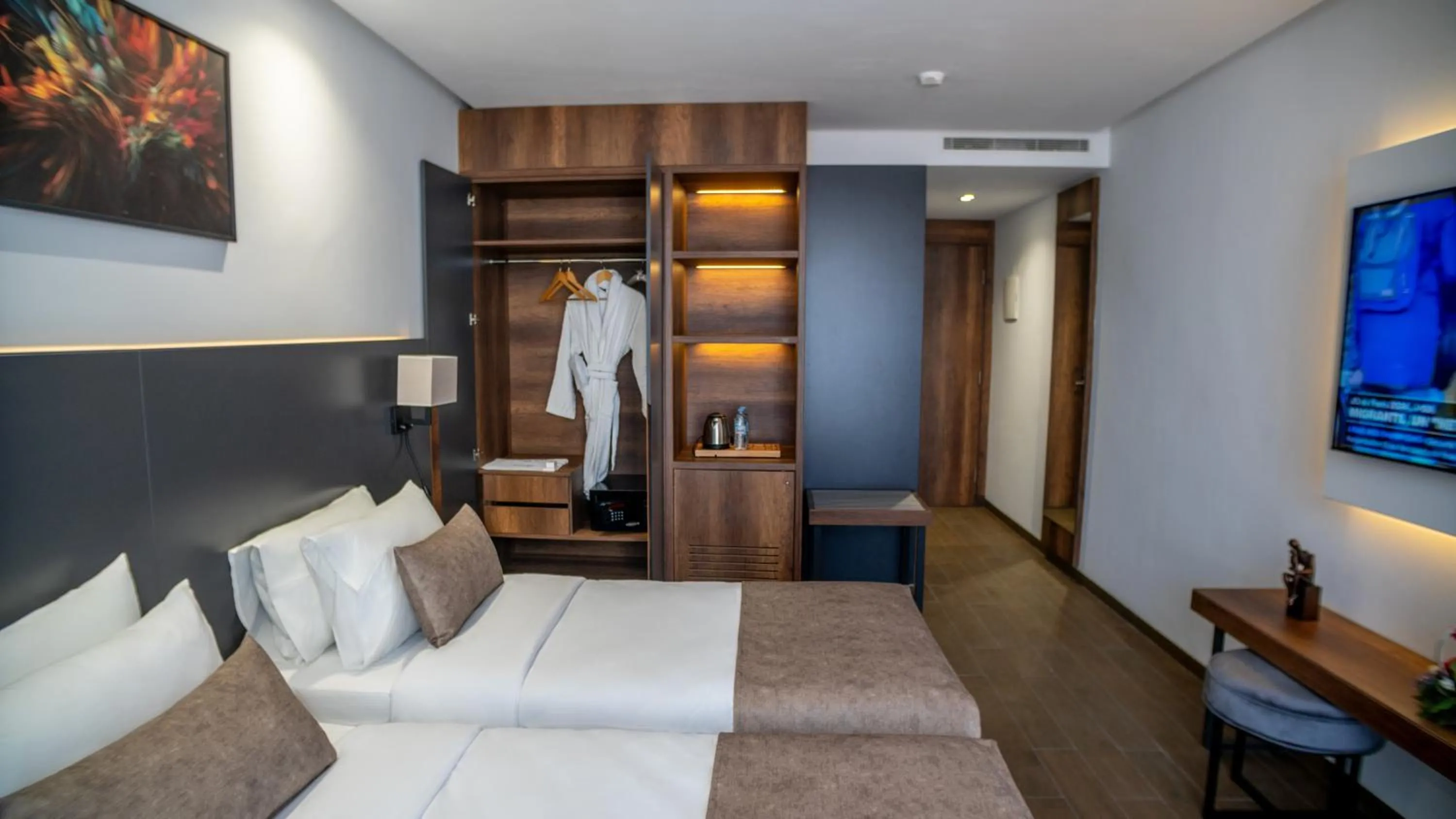 Bed in Executive Boutique Hotel Rabat