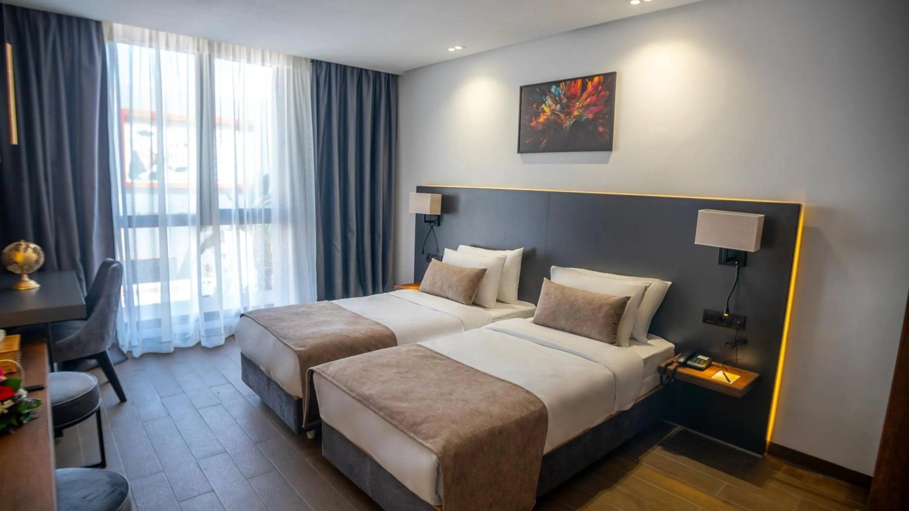 Bed in Executive Boutique Hotel Rabat