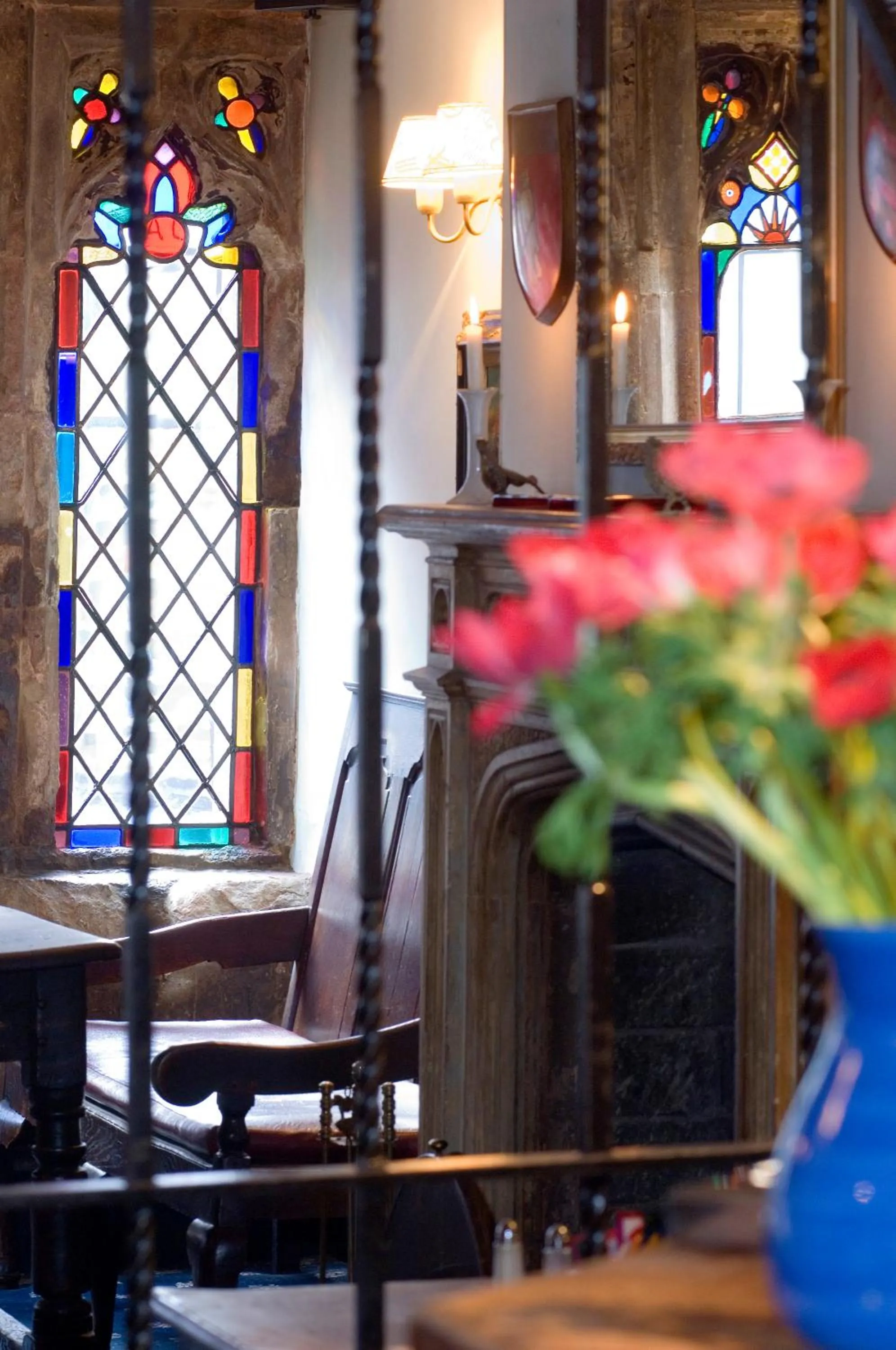 Decorative detail in George & Pilgrims Hotel